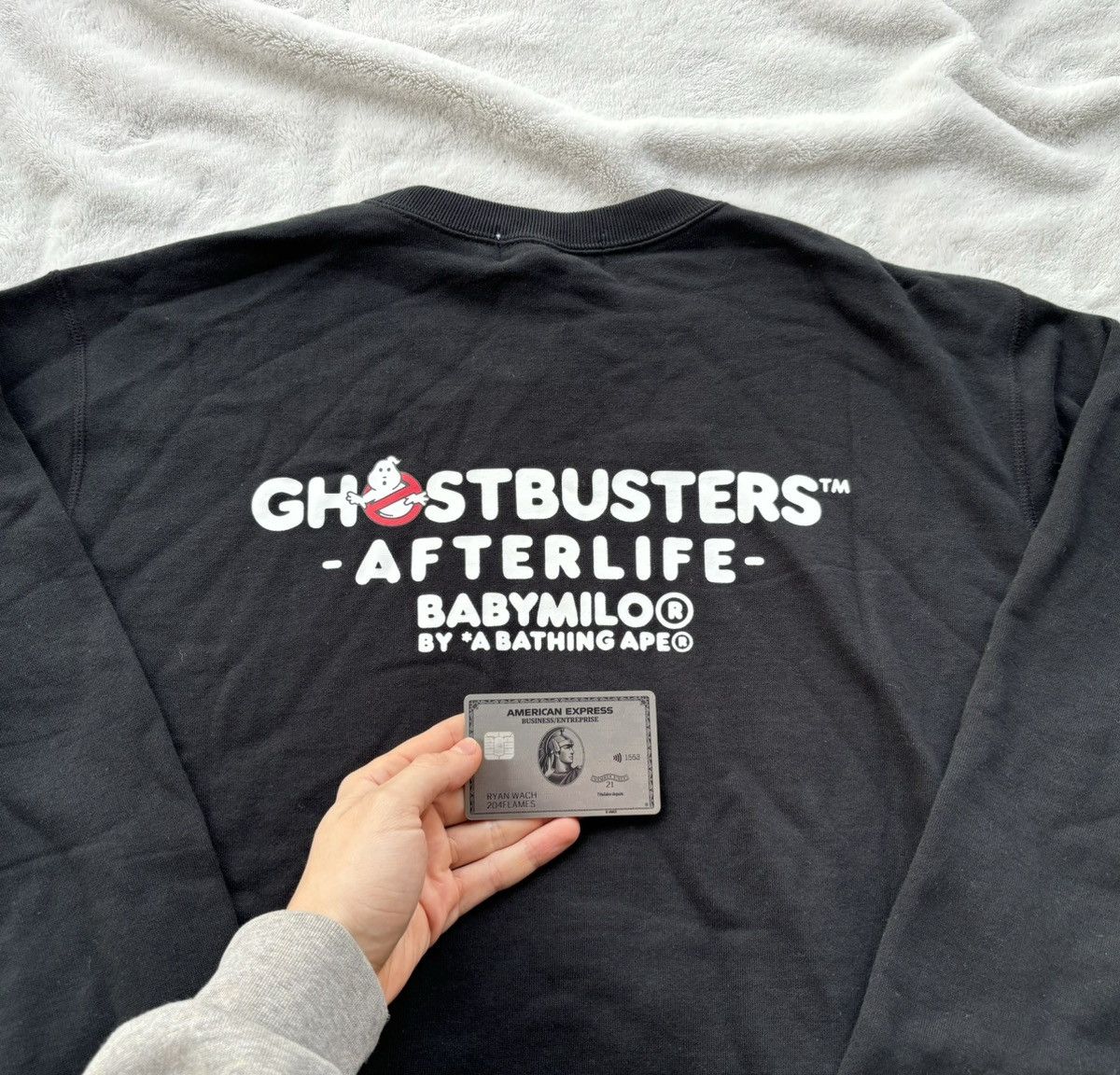 Bape Bape x Ghost-Busters Black Crewneck Size US L / EU 52-54 / 3 - 2 Thumbnail