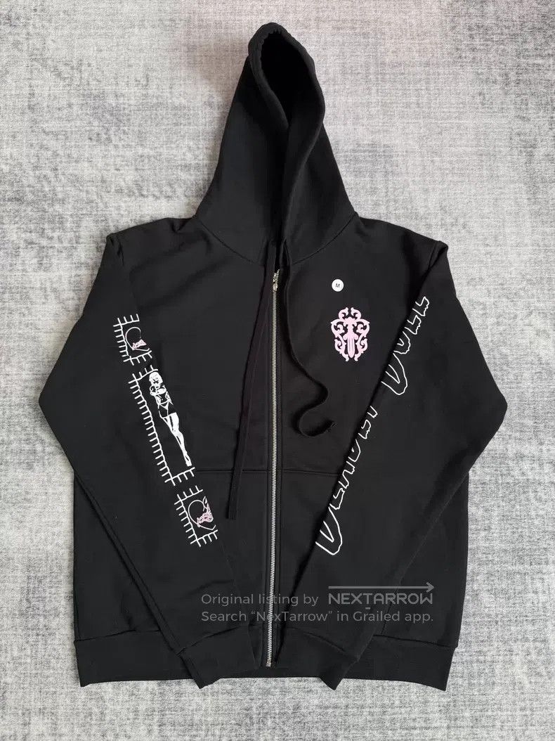Chrome Hearts CHROME HEARTS Size M Graffiti Hoof Zip Hoodie Size US M / EU 48-50 / 2 - 1 Thumbnail