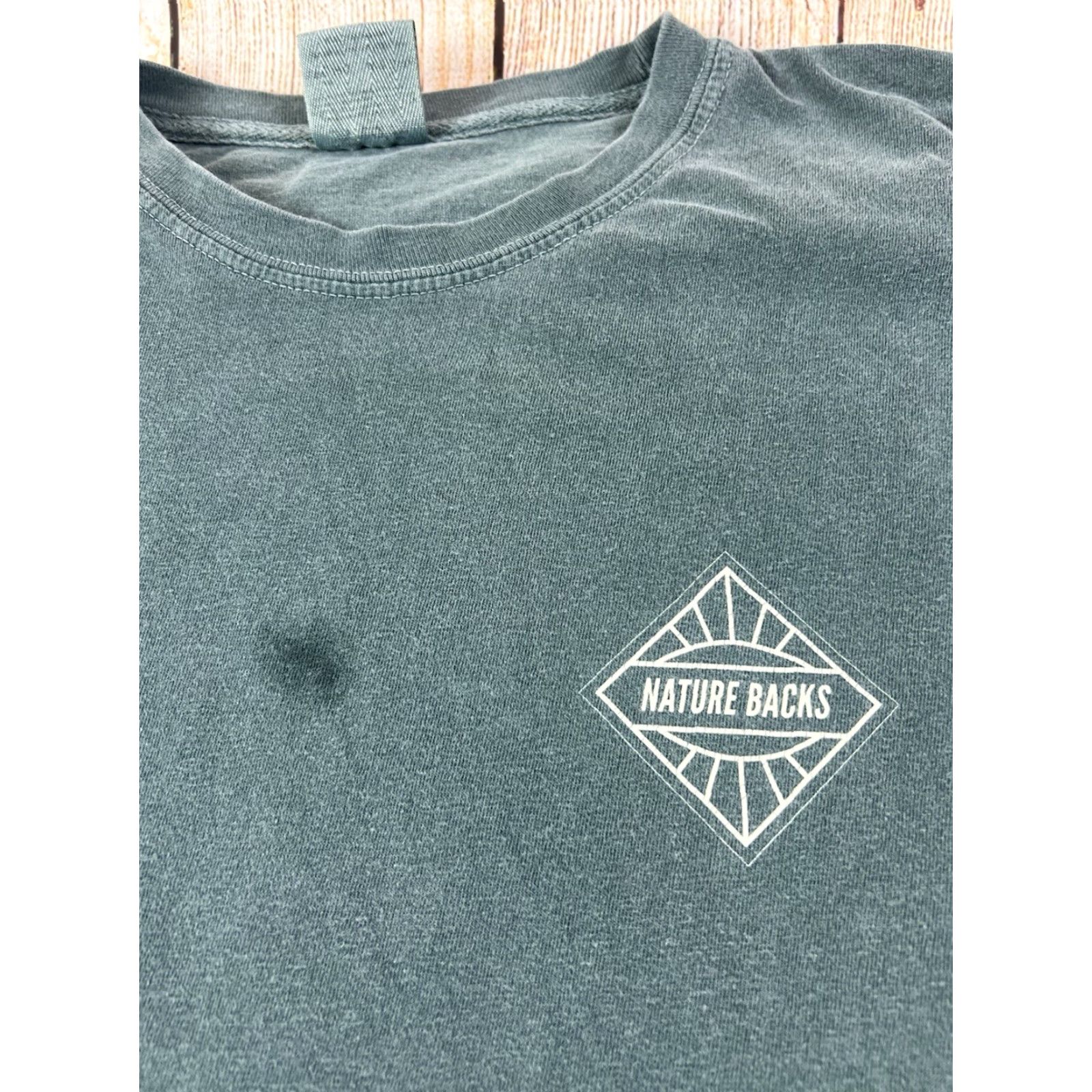 Comfort Colors Nature Shirt Long Sleeve Green Large Men Regular T-Shirt Graphic Print Comfort Colors Green Colorful Size US L / EU 52-54 / 3 - 4 Thumbnail