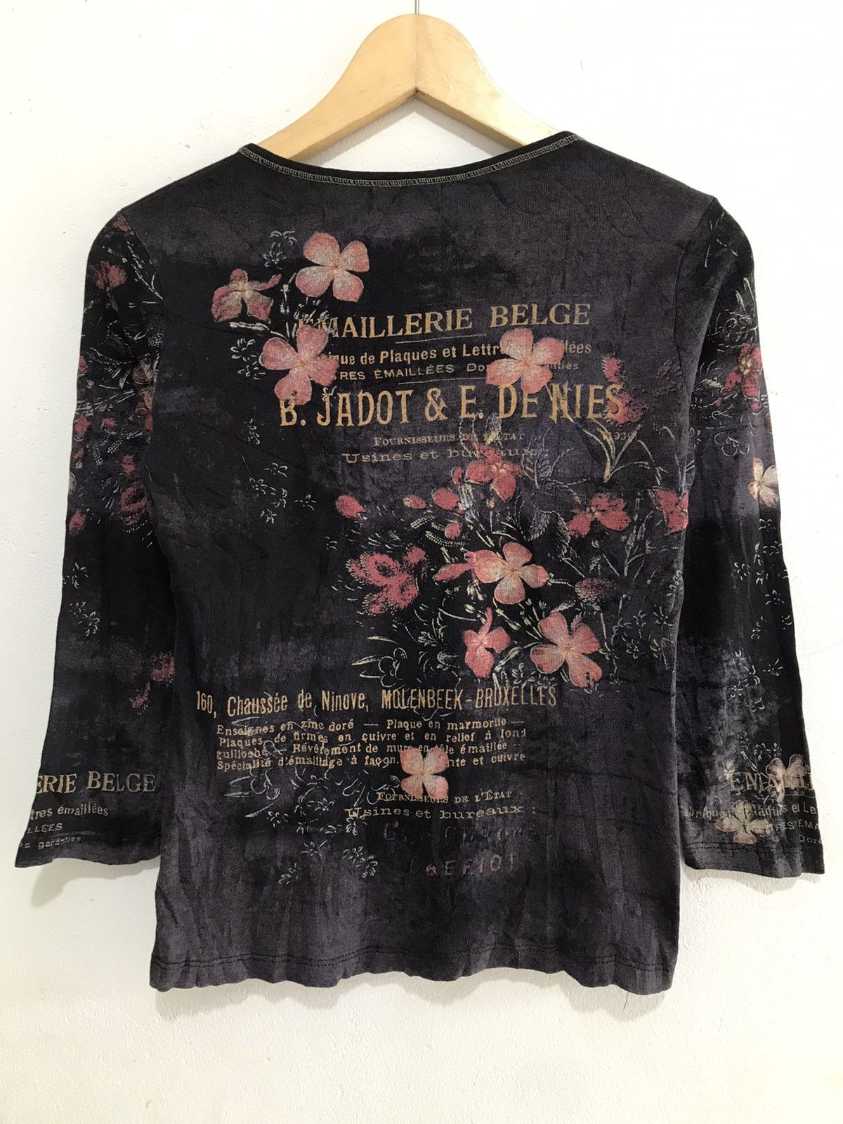 Hysteric Glamour poem Long sleeve Gothic Punk Rock style Size S / US 4 / IT 40 - 3 Thumbnail