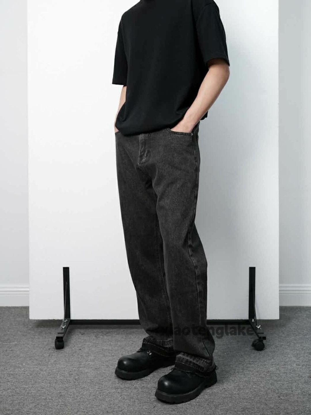 Jean × Vintage washed faded y2k cleanfit yuppie punk jeans Size US 34 / EU 50 - 1 Thumbnail