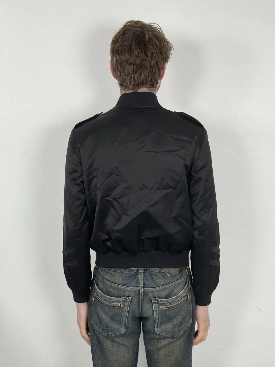 Saint Laurent Paris SAINT LAURENT PARIS FLEUR-DE-LYS OFFICER BOMBER Size US L / EU 52-54 / 3 - 5 Thumbnail