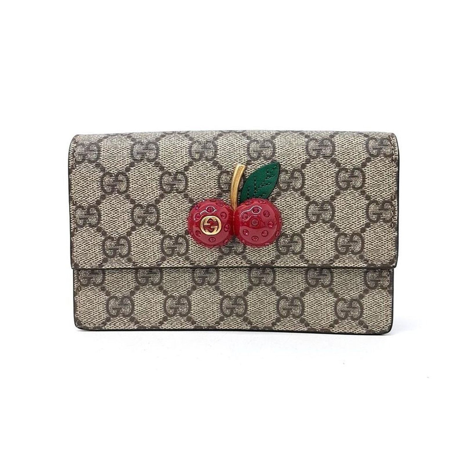 Gucci Supreme Mini Cross Bag (481291) (4523226), Women's