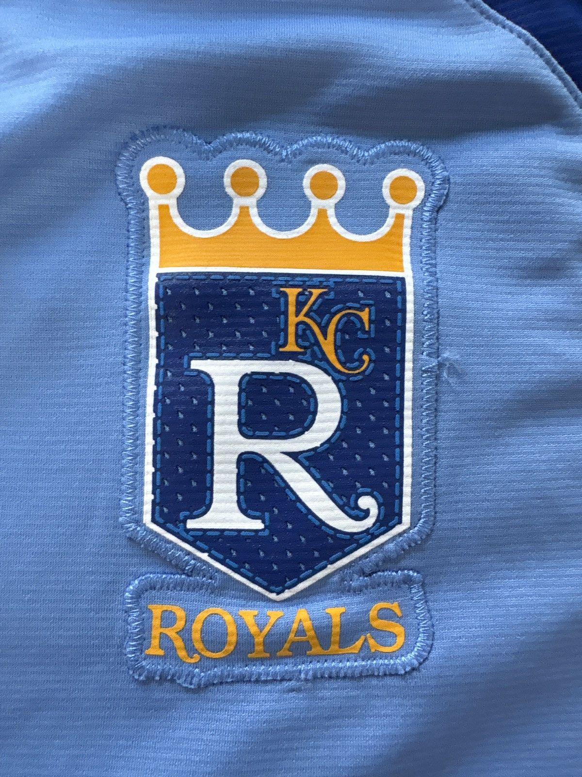 MLB KC Royals blue jersey Size US XL / EU 56 / 4 - 5 Thumbnail