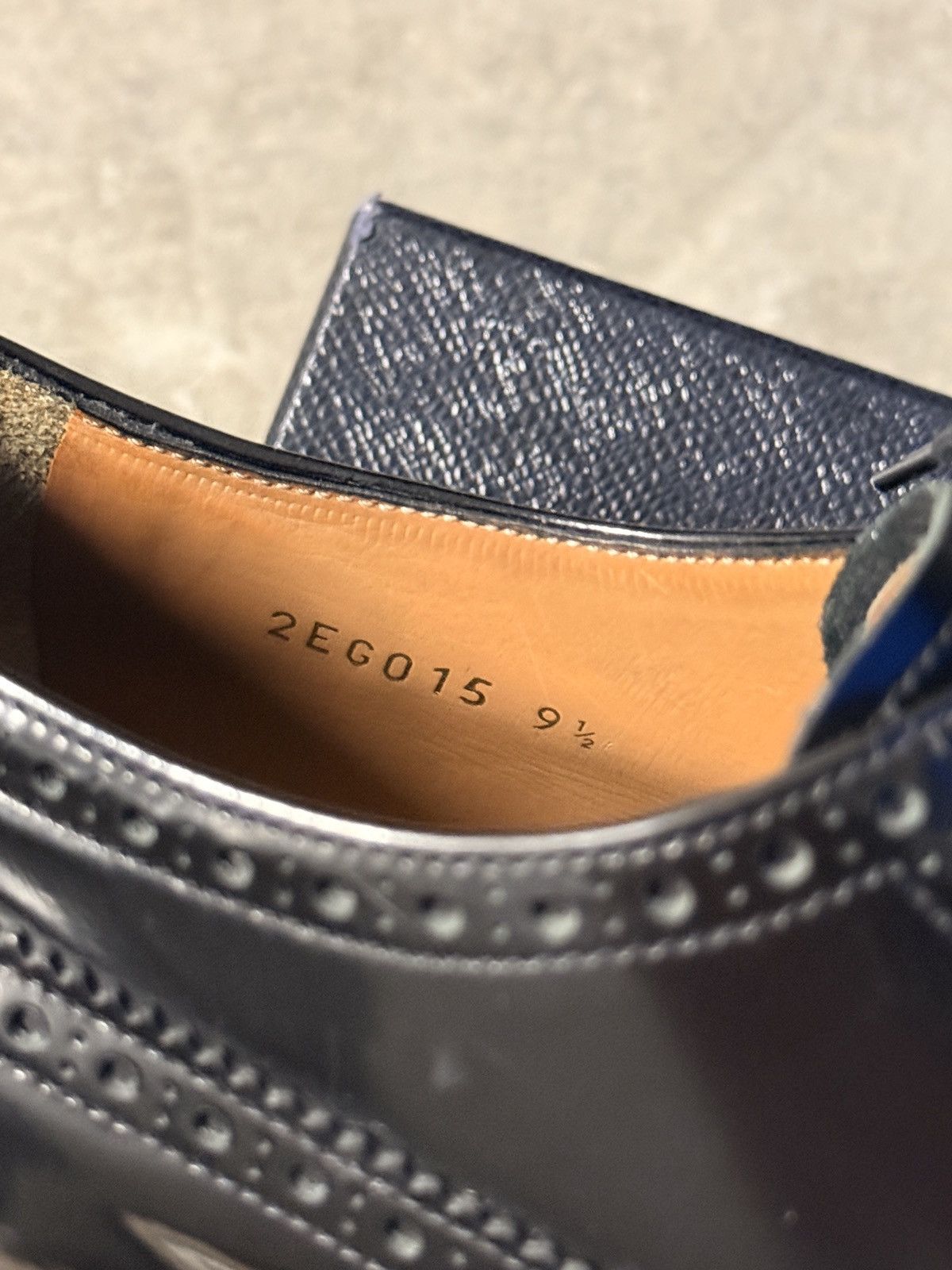 Prada Prada Leather Wingtip Brogue Espadrille Platform Derbys Size US 10.5 / EU 43-44 - 7 Thumbnail