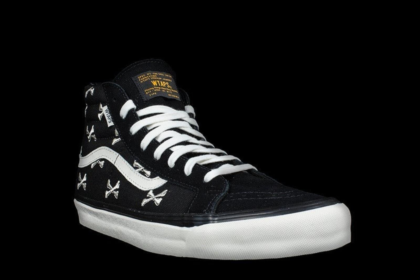 Vans Vans Vault WTAPS OG Sk8-Hi LX Bones Black US6 Size US 6 / EU 39 - 2 Thumbnail