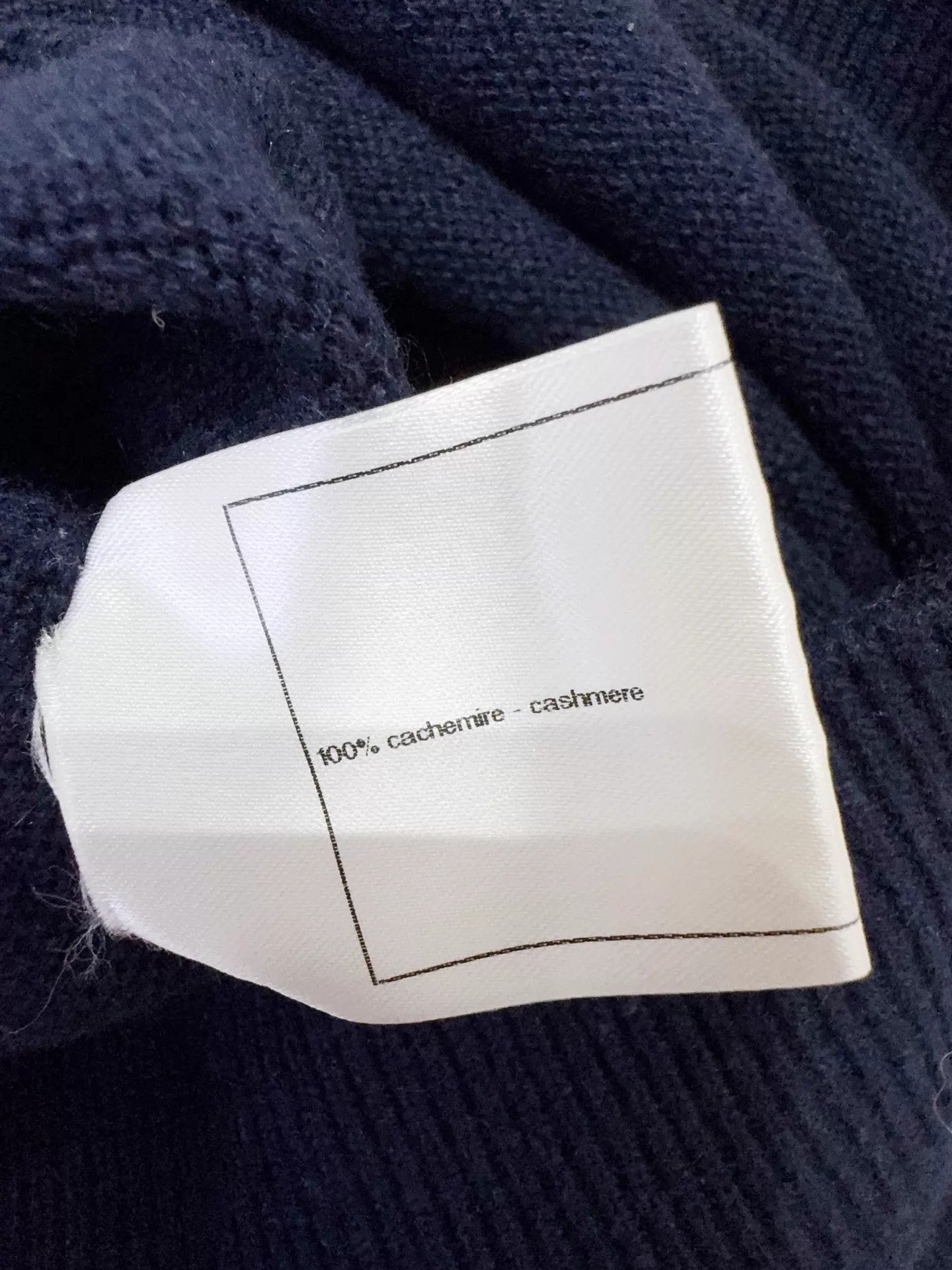 Chanel Chanel Navy Blue Knit Sweater Dress 34 CC Turnlock Size XS / US 0-2 / IT 36-38 - 5 Thumbnail