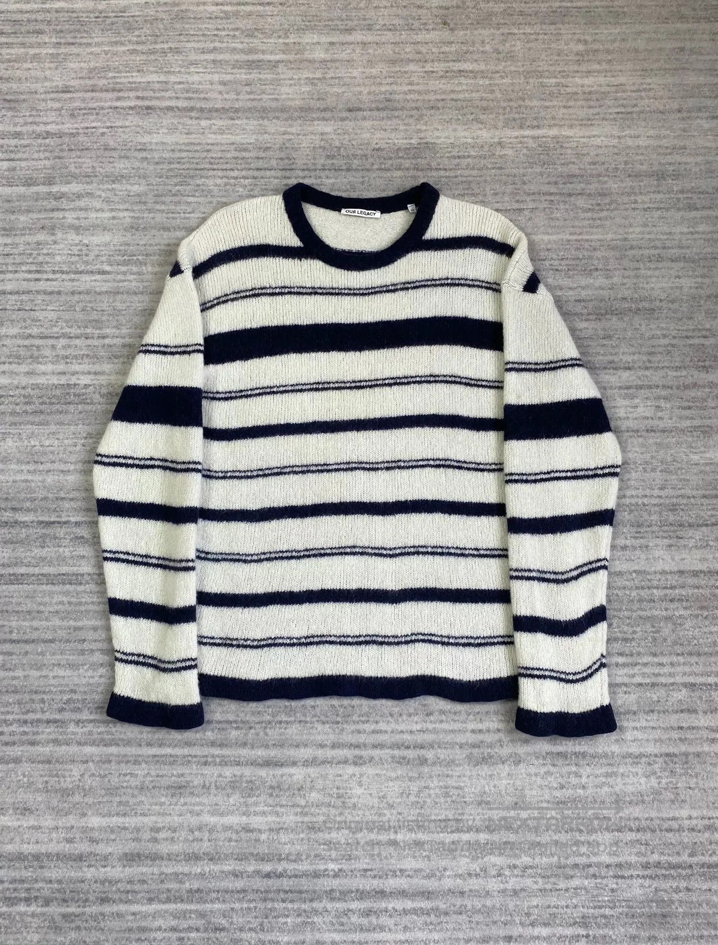 Other Our Legacy Black and White Striped Sweater. Size US L / EU 52-54 / 3 - 1 Thumbnail