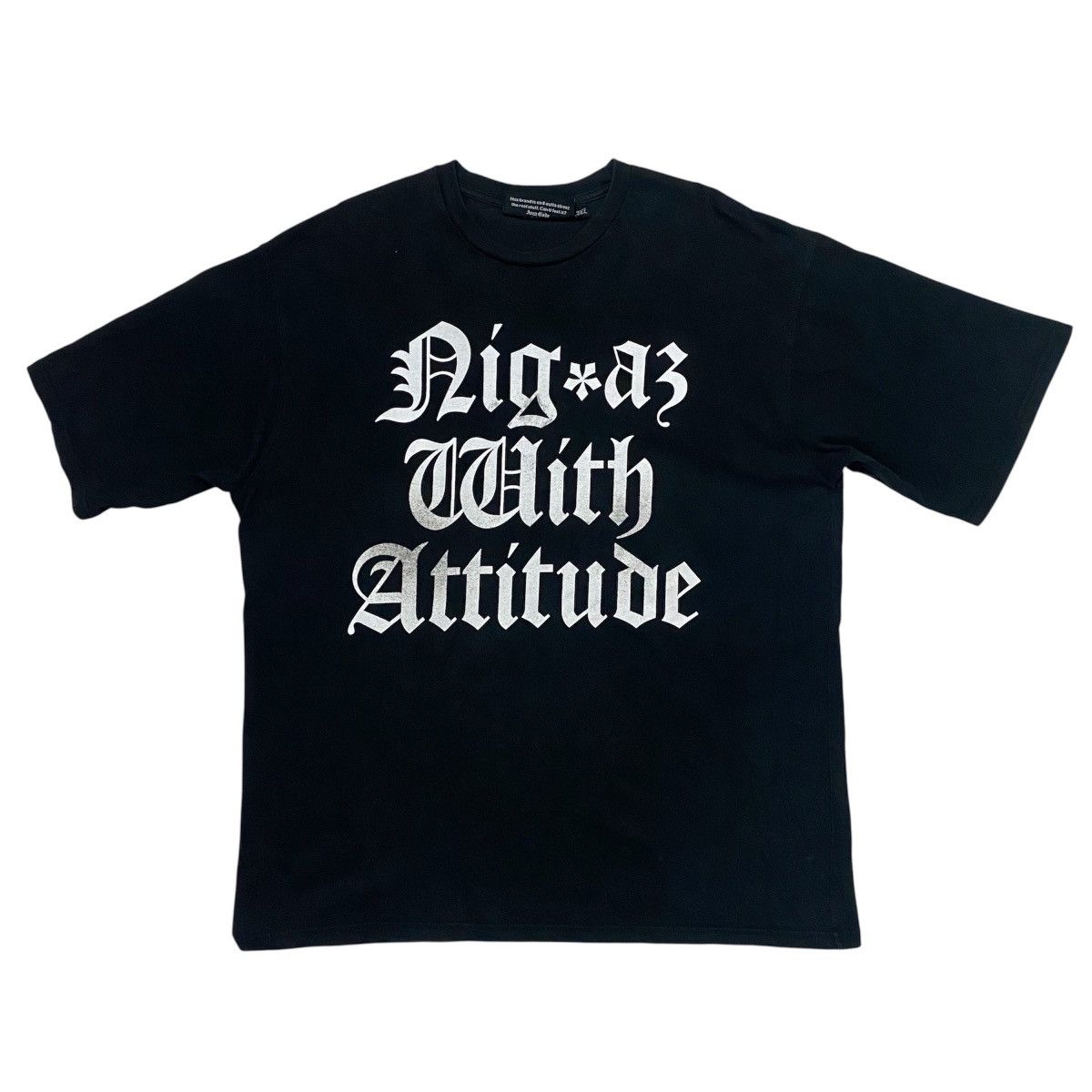 Vintage Los Angeles Area Code Nig*az With Attitude Tshirt Size US XXL / EU 58 / 5 - 1 Thumbnail