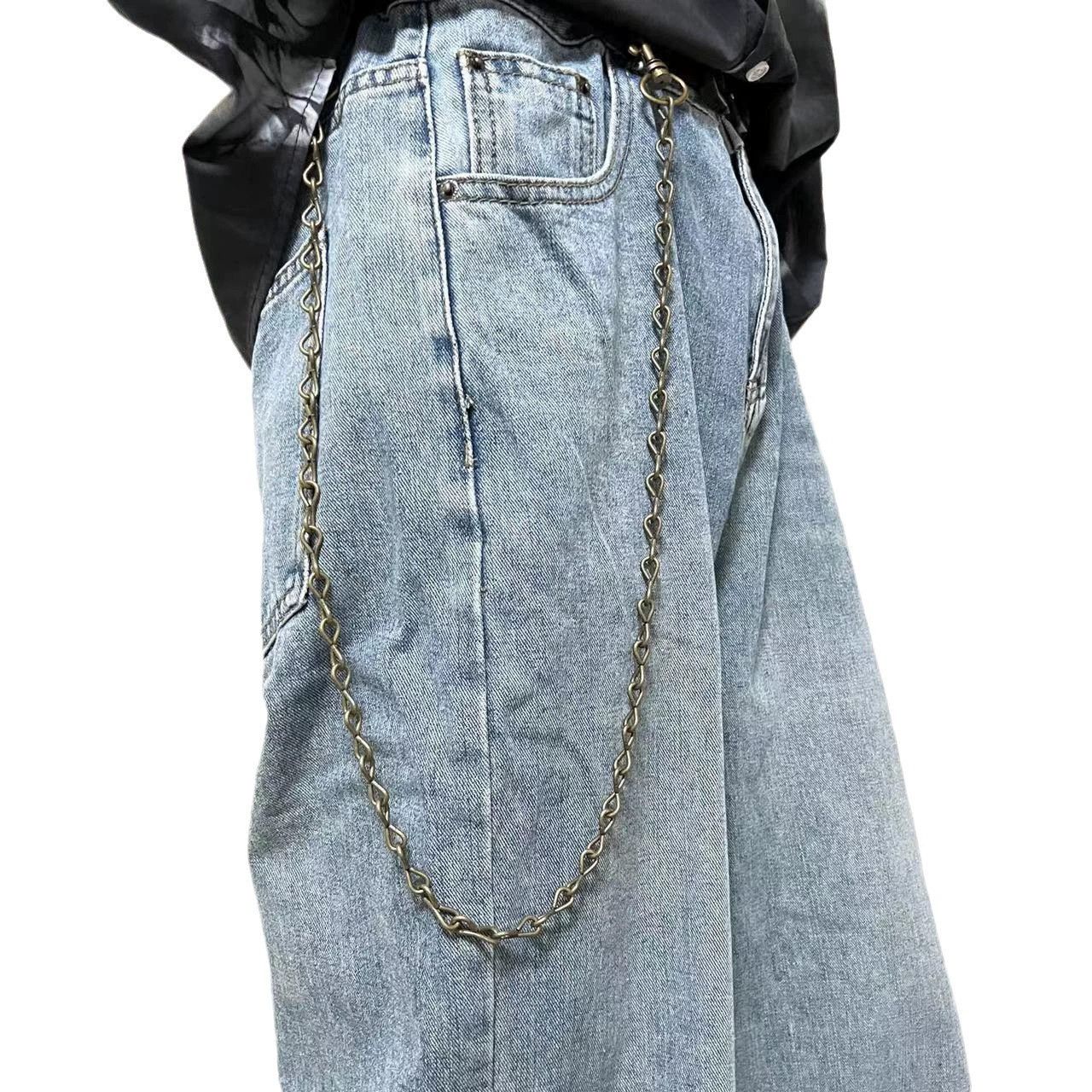 Vintage Retro hip-hop punk style jeans waist chain Size ONE SIZE - 1 Thumbnail