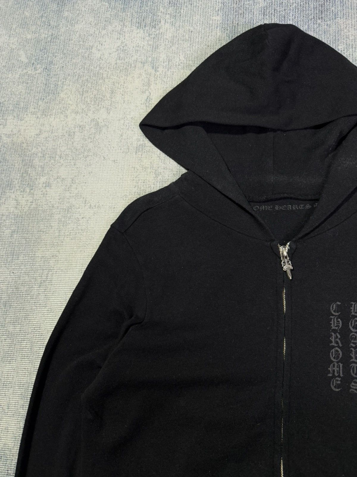 Chrome Hearts Vertical Script RS3 Cross Zip up Size M / US 6-8 / IT 42-44 - 4 Thumbnail