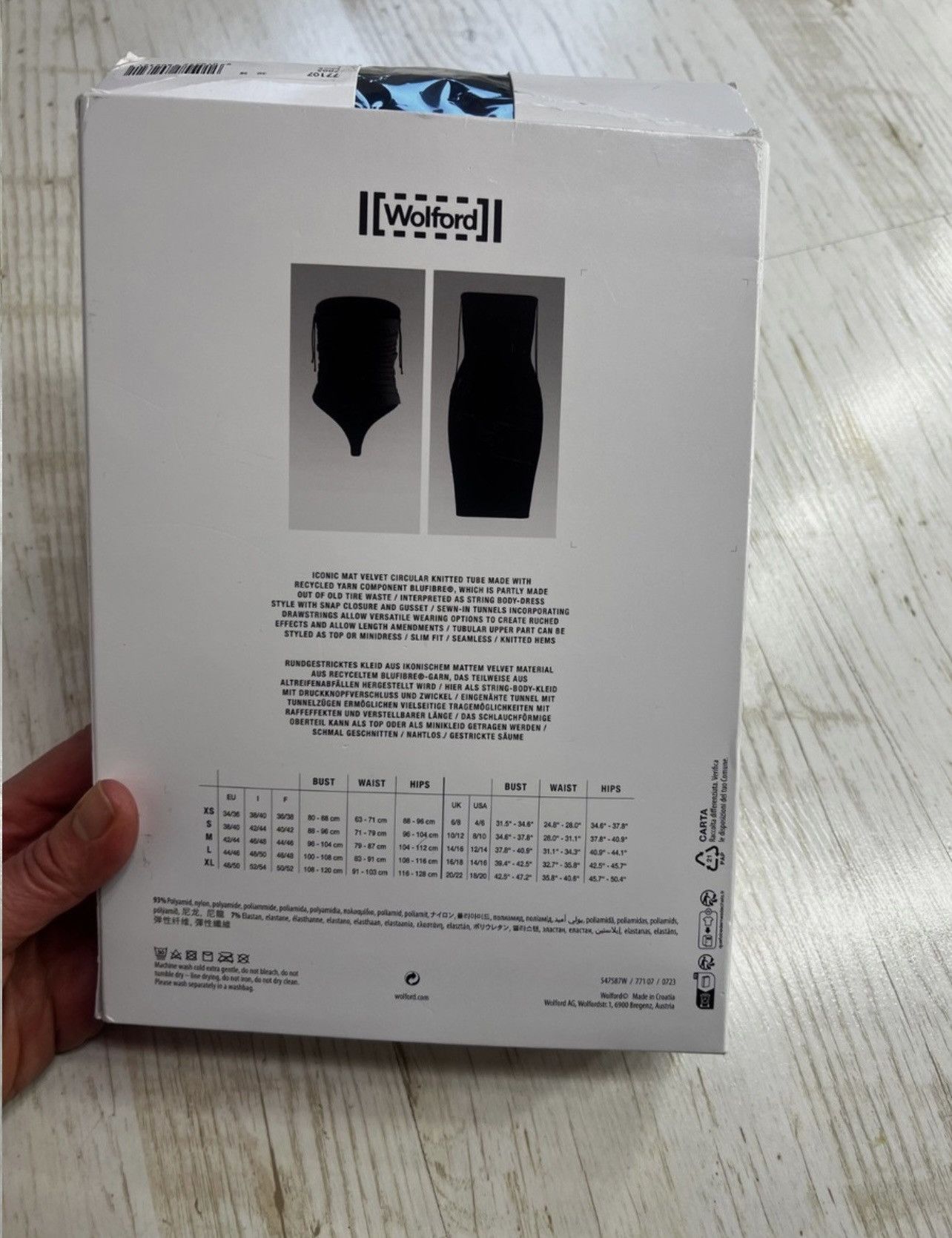 Wolford Wolford Fatal Draping String Body Dress Size L BNWT Size L / US 10 / IT 46 - 10 Thumbnail