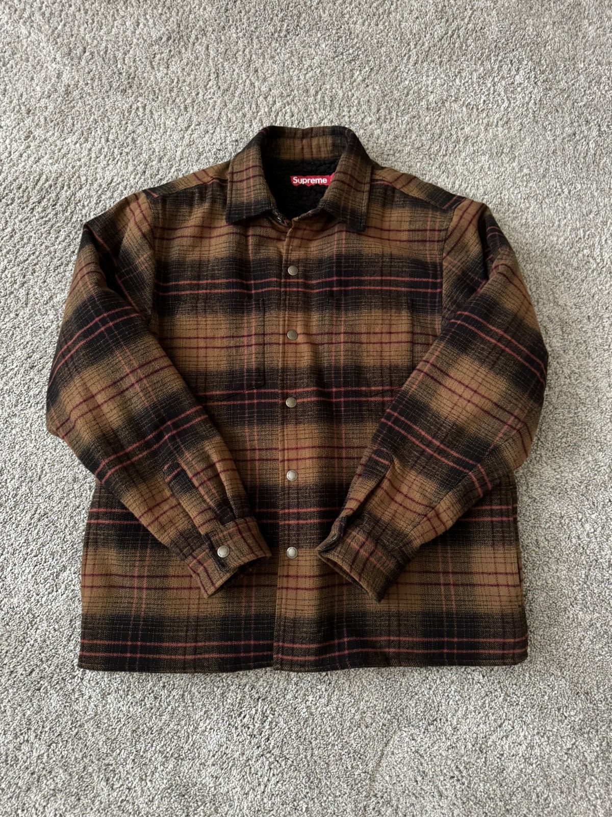 Supreme Supreme Lined Flannel Snap Shirt | Grailed