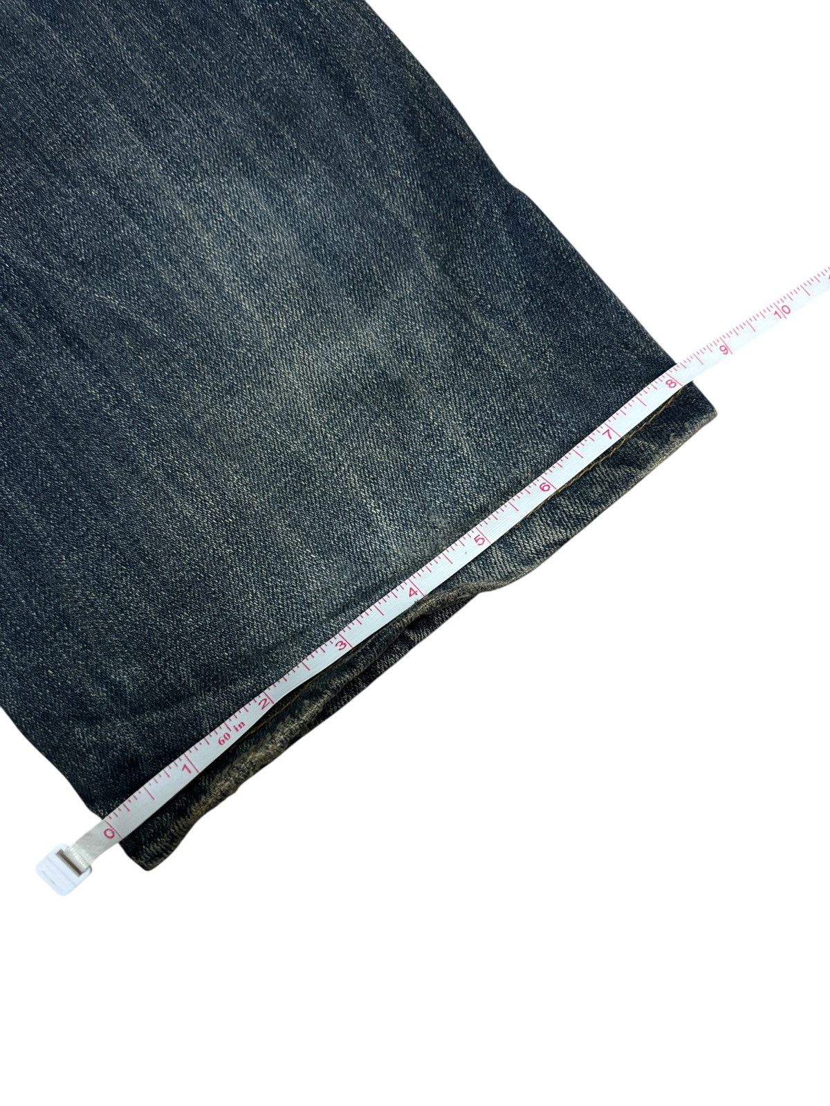 Japanese Brand Y2K Red Pepper Flare Denim Jeans Size US 32 / EU 48 - 13 Thumbnail