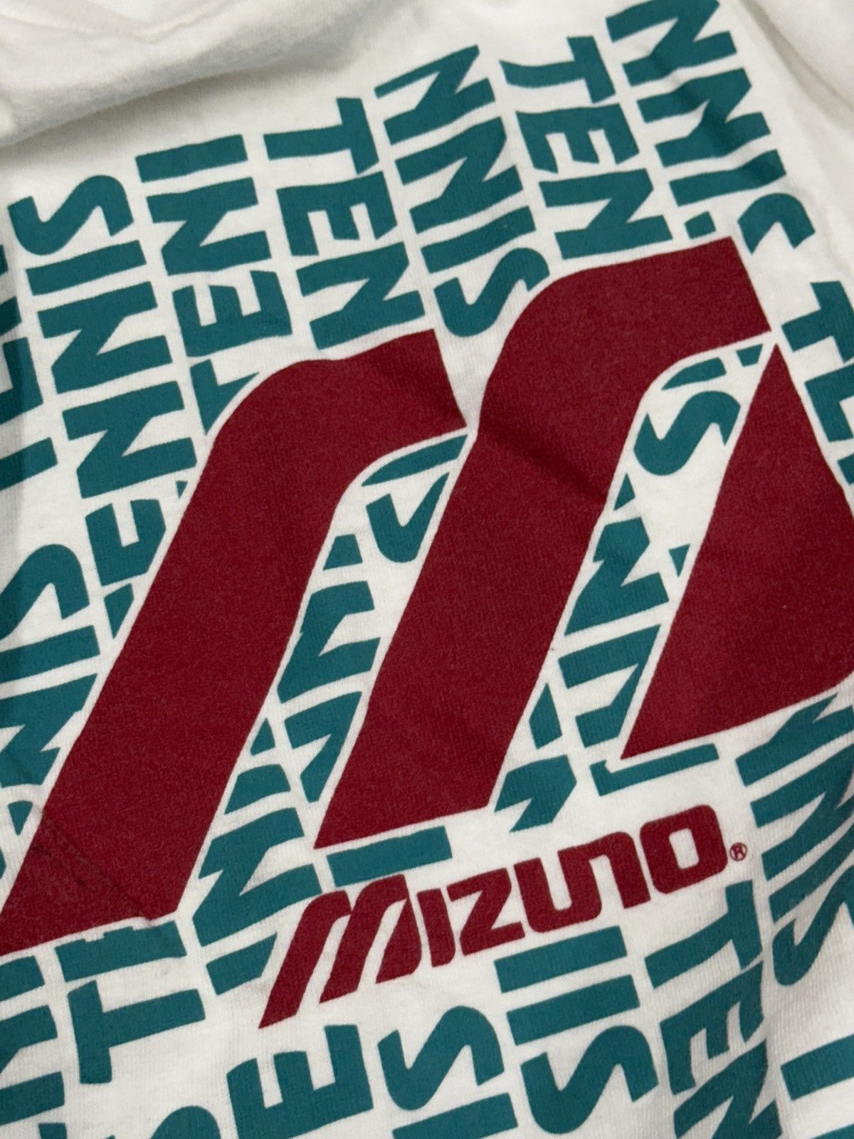 Mizuno Vintage Mizuno Made in USA Logo Tee White Small Size US S / EU 44-46 / 1 - 5 Thumbnail