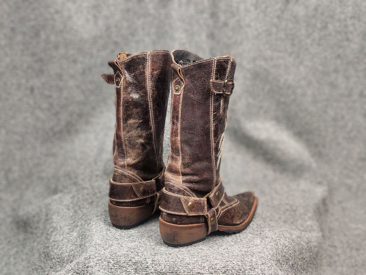 Sancho Boots Vintage Sancho Boots Barbados Textured embroidered leather Size US 6 / IT 36 - 10 Thumbnail