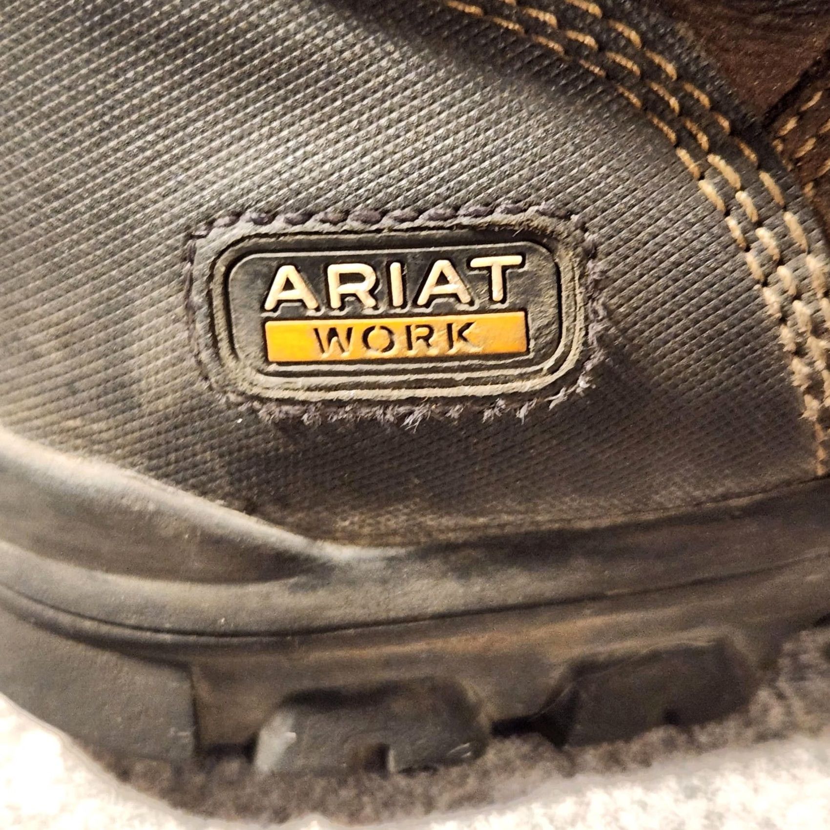 Ariat Ariat Workhog Boots Mens 11 EE Brown Leather Waterproof Combat Work Boots Size US 11 / EU 44 - 4 Thumbnail