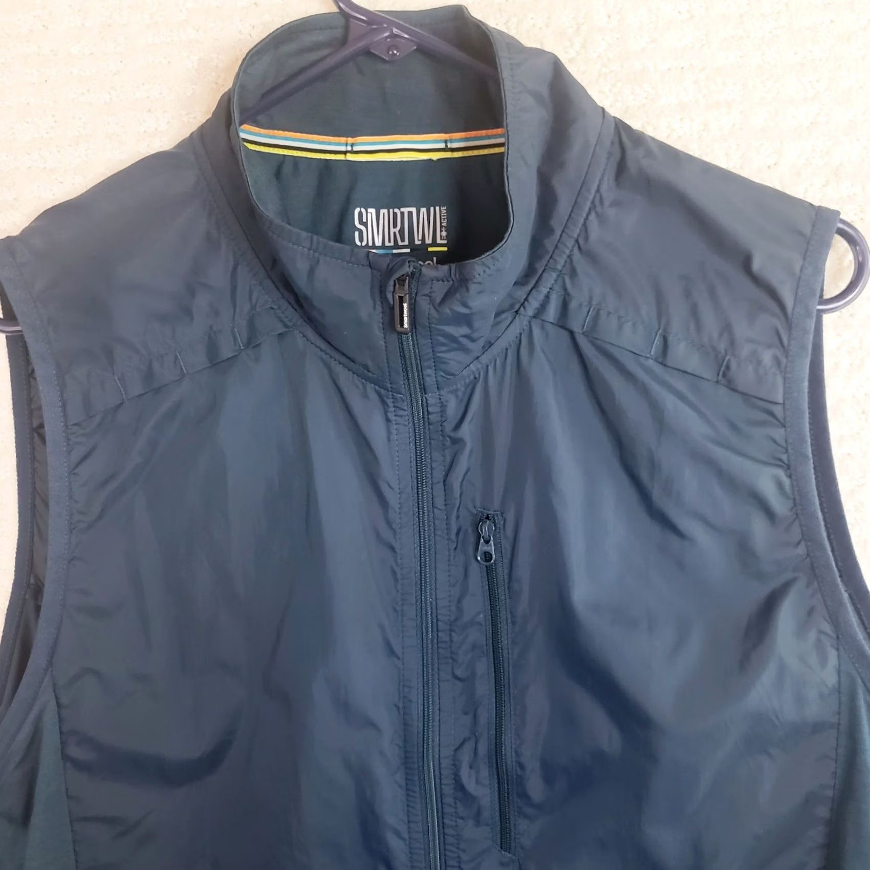 Smartwool Smartwool Vest Blue Full Zip M Regular Fit Men Size US M / EU 48-50 / 2 - 3 Thumbnail