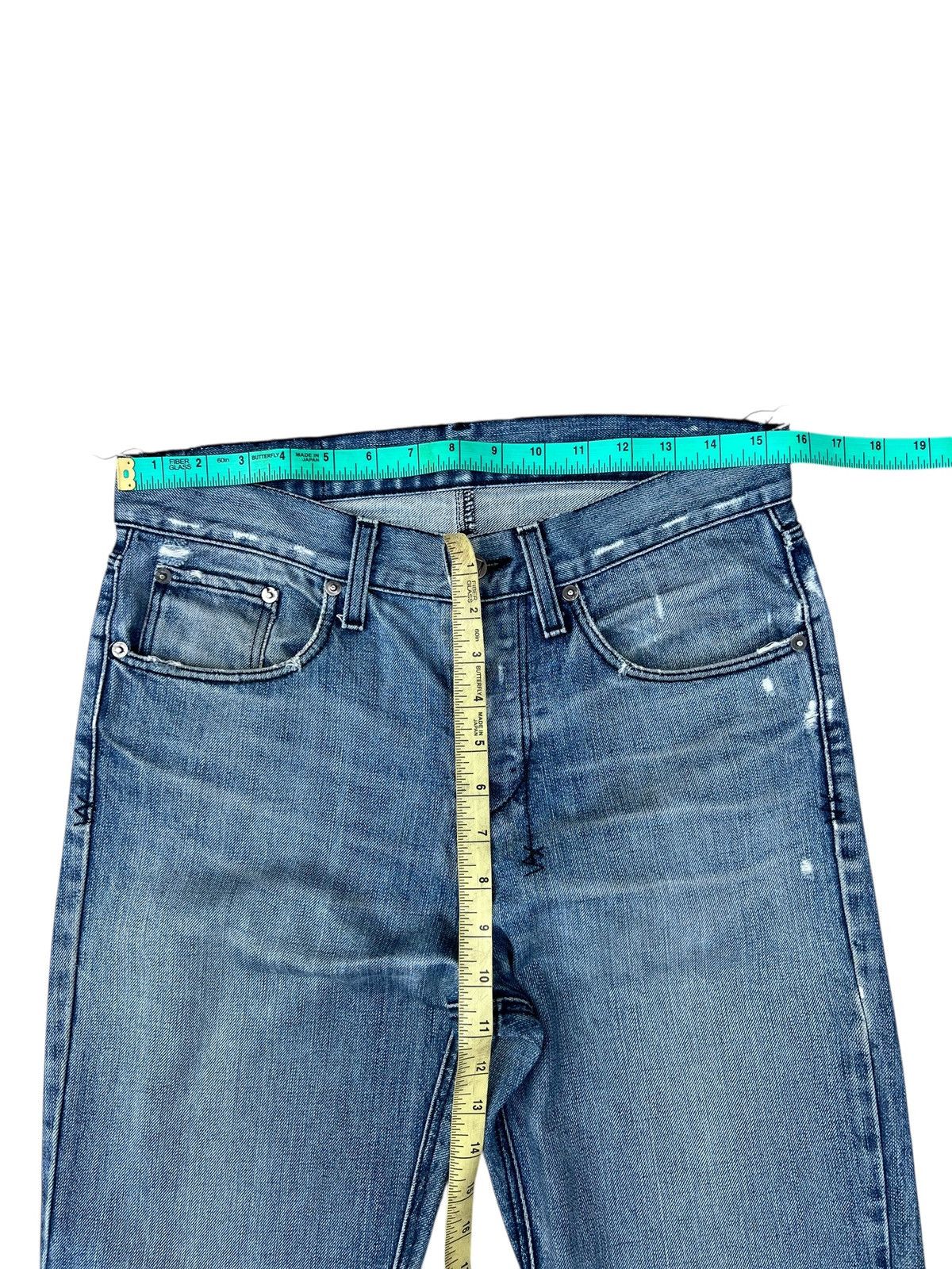 Ksubi Ksubi Dee Dee Vintage Indigo Distress Denim Jeans L 35.5 Size US 30 / EU 46 - 4 Thumbnail