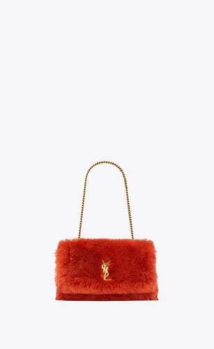Saint Laurent Paris o1b1hav110125 Size: OS Reversible Kate Small Bag in Red Size ONE SIZE - 4 Thumbnail