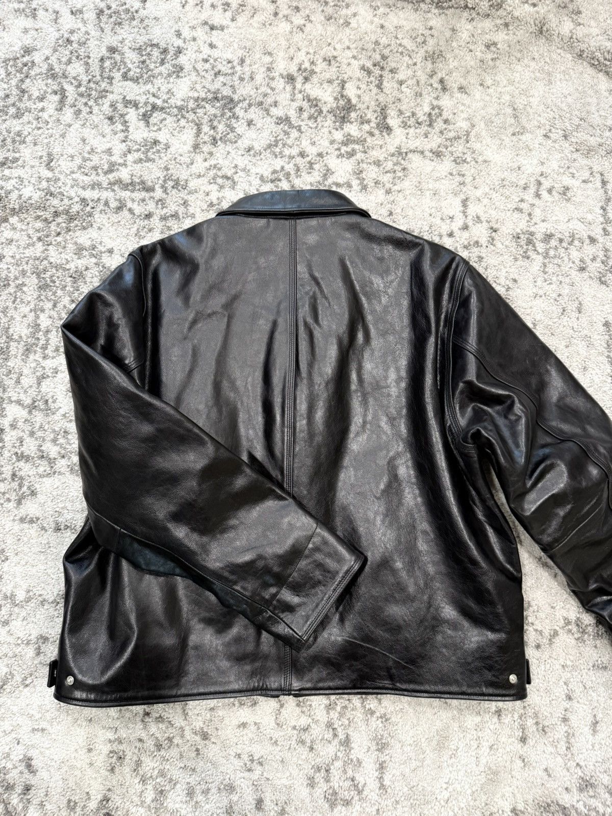 Stussy SS25 Leather Garage Jacket