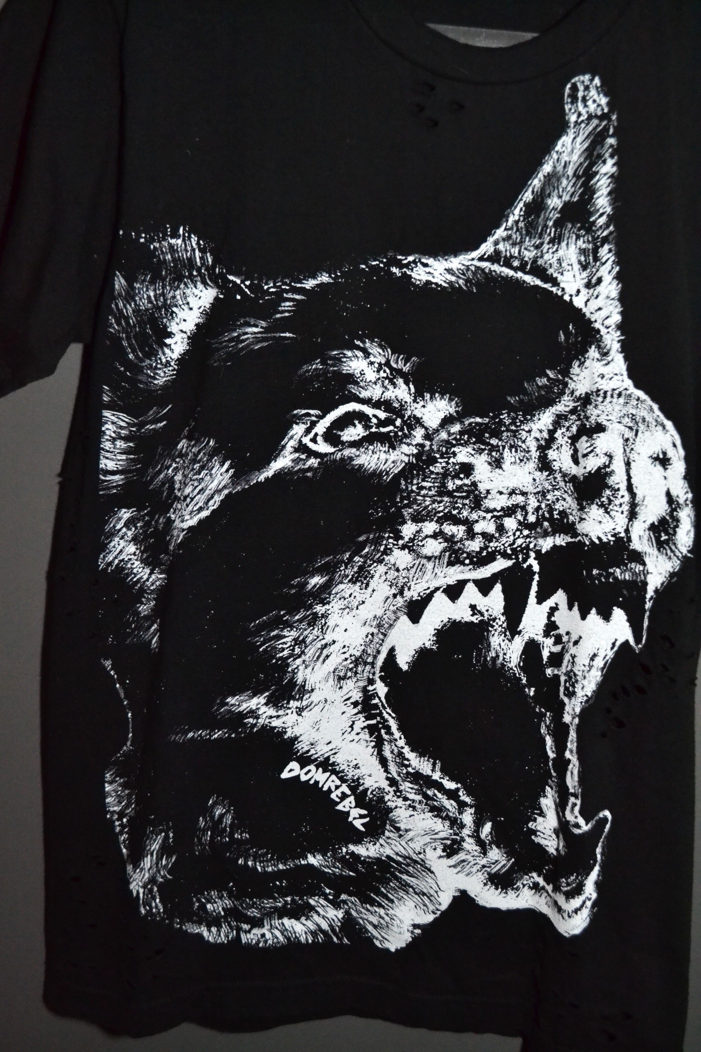 DOMREBEL Domrebel Dog Print T shirt S Made in Canada Size US S / EU 44-46 / 1 - 3 Thumbnail