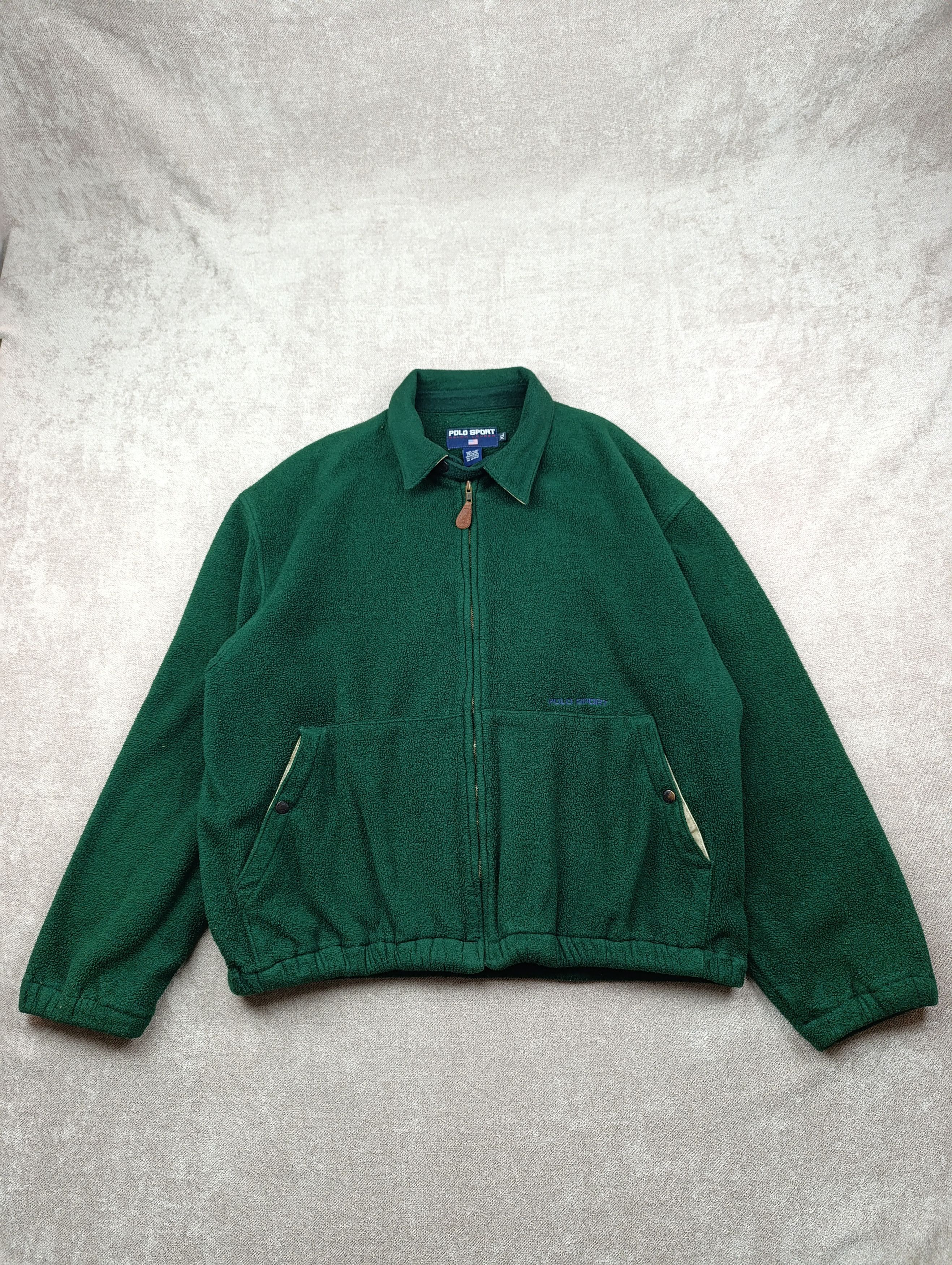 Polo Ralph Lauren Polo Sport Ralph Lauren 1990s Heavyweight Fleece Jacket (Xl) Size US XL / EU 56 / 4 - 1 Thumbnail