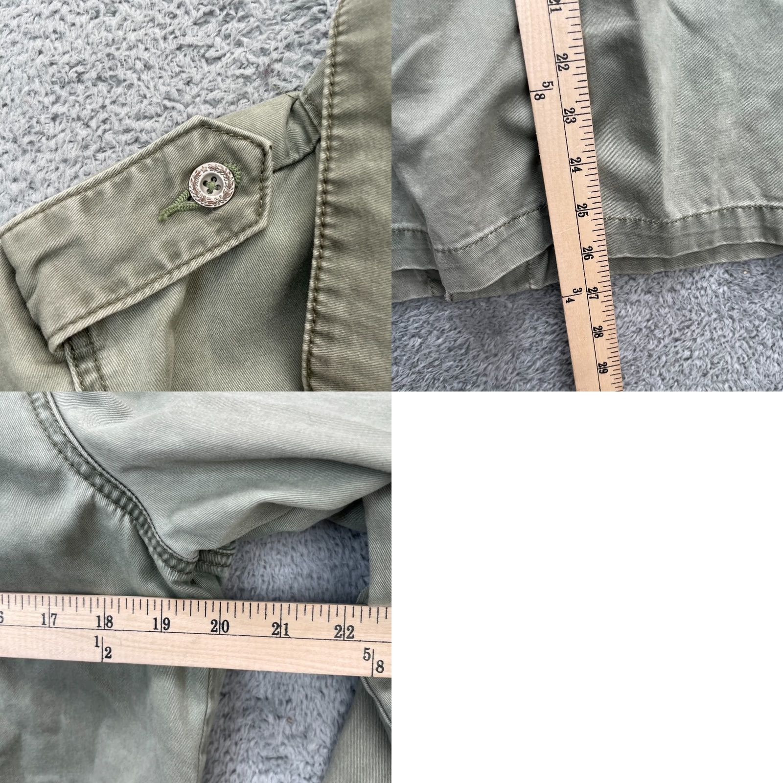 Levi's VINTAGE Levi's Jacket Womens Large Green Anorak Coat Utility Field Army Canvas Faded Size L / US 10 / IT 46 - 8 Thumbnail