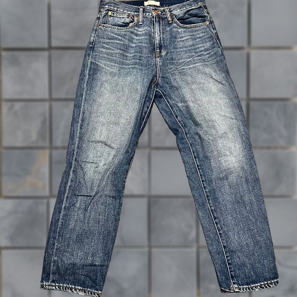 Madewell Madewell Jeans Womens 28 Mom High Rise Ankle Blue Denim Pants Womens 28 Regular Cropped Blue Jeans Girls? Size 28" / US 6 / IT 42 - 1 Thumbnail