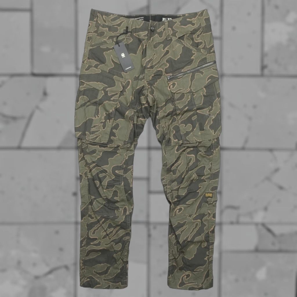 G-Star G Star Raw Rovic Zip 3D Regular Tapered Men’s Size 31x32 Cargo Pants Camo Size US 31 - 1 Thumbnail