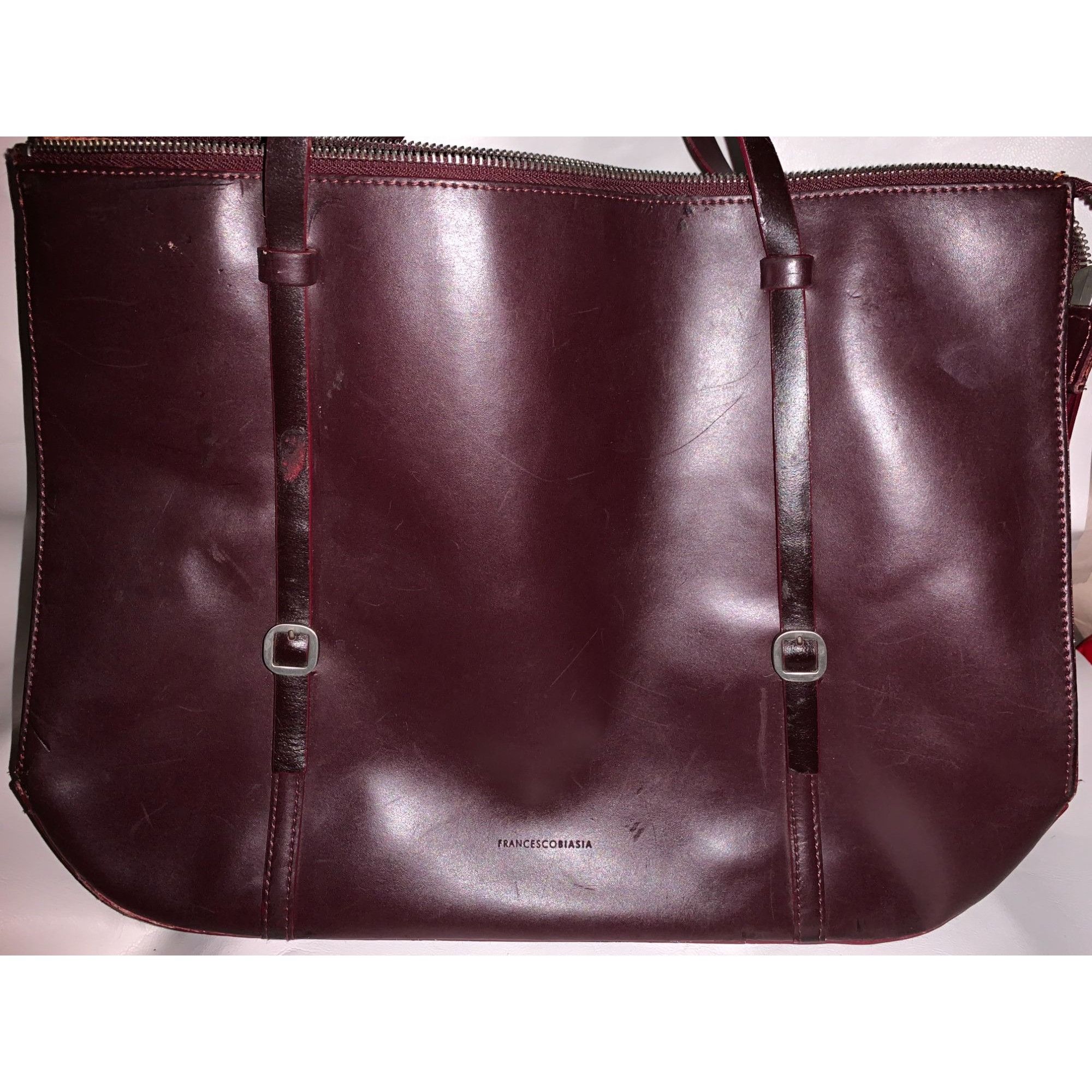 Vintage Francesco Biasia burgandy leather Purse (SEE PICTURES) Size ONE SIZE - 1 Thumbnail