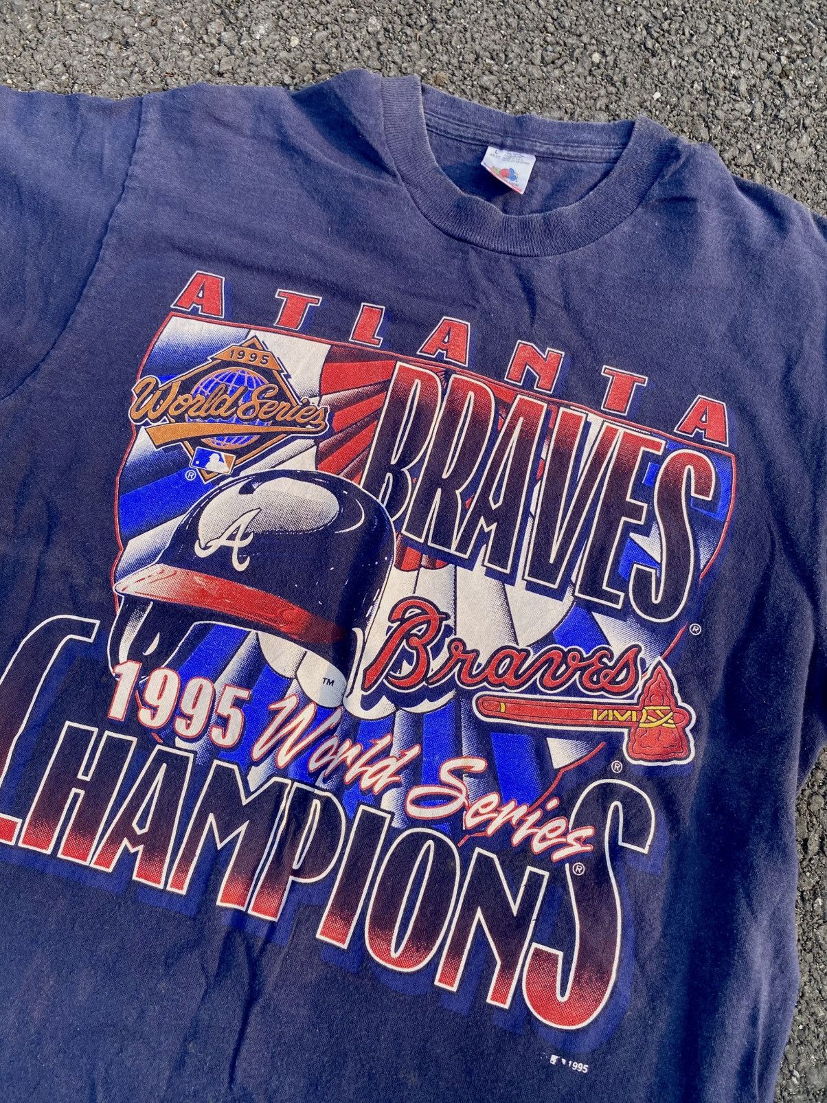 Fruit Of The Loom Atlanta Braves – vintage 1995 Size US L / EU 52-54 / 3 - 3 Thumbnail