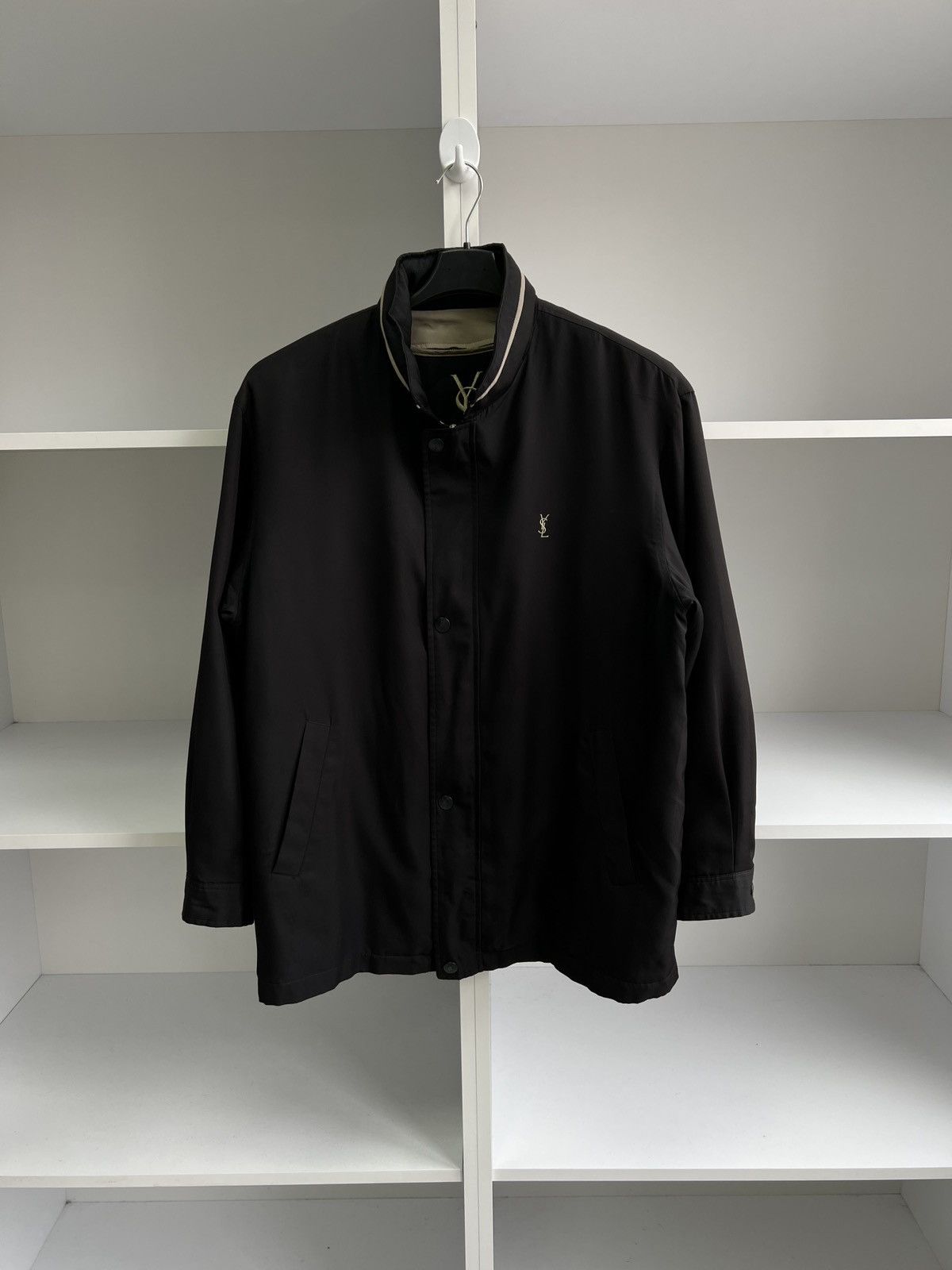 Vintage × Yves Saint Laurent Vintage Yves Saint Laurent Coat with vest YSL Size US L / EU 52-54 / 3 - 1 Thumbnail
