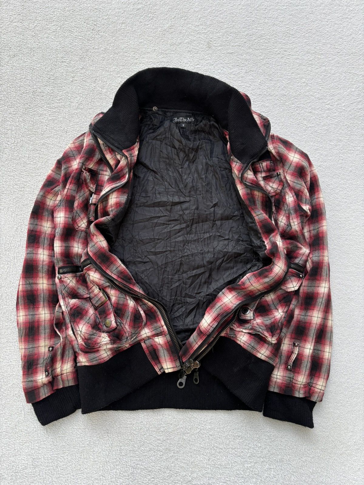 In The Attic 00s In the Attic Plaid Double Layer Pocket Detailing Jacket Size US S / EU 44-46 / 1 - 6 Thumbnail