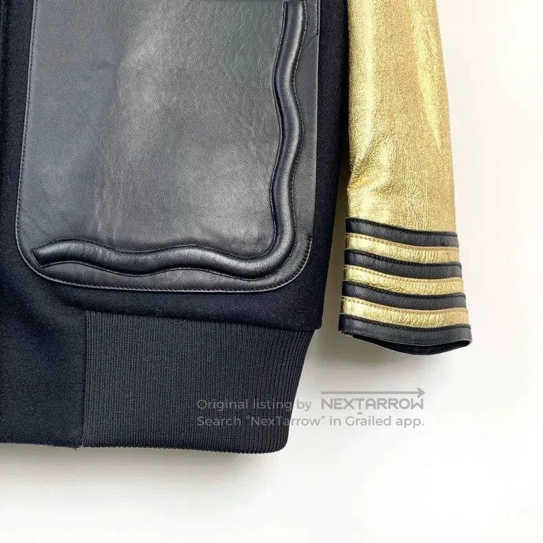 Fendi Fendi Monster Eyes Black Gold Varsity Jacket. Size US M / EU 48-50 / 2 - 4 Thumbnail