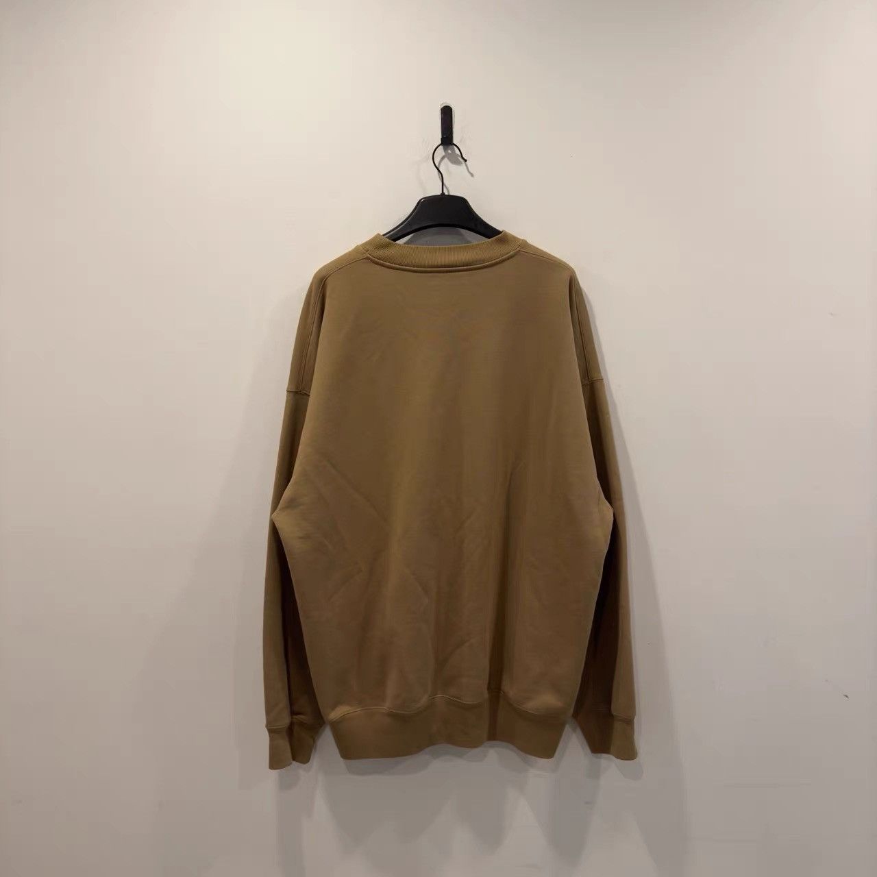 Balenciaga Balenciaga Khaki Double B Embroidered Sweatshirt K28 Size US M / EU 48-50 / 2 - 2 Thumbnail