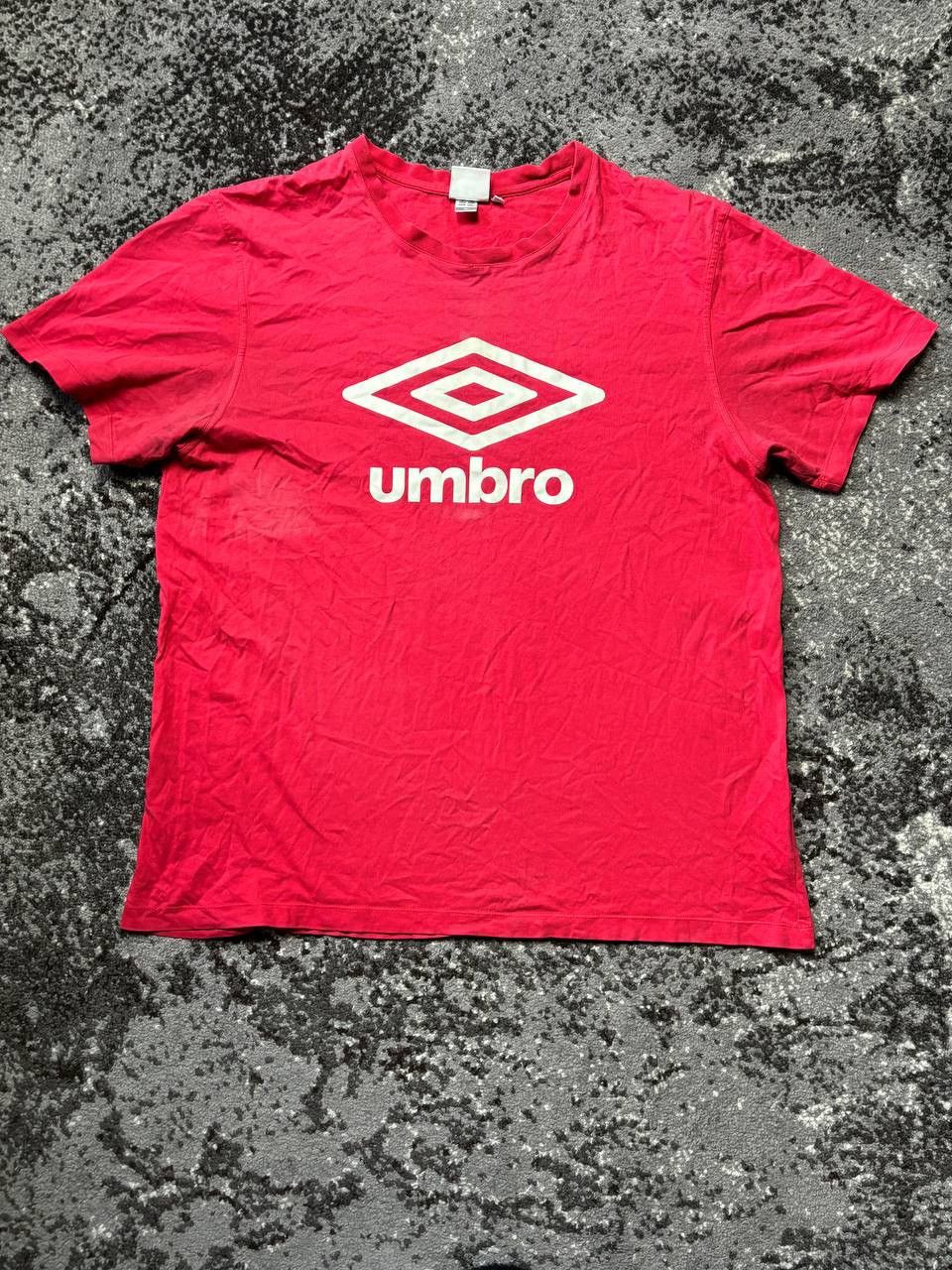 Umbro × Vintage Vintage 90s Umbro Big Logo T Shirt Size US XL / EU 56 / 4 - 1 Thumbnail