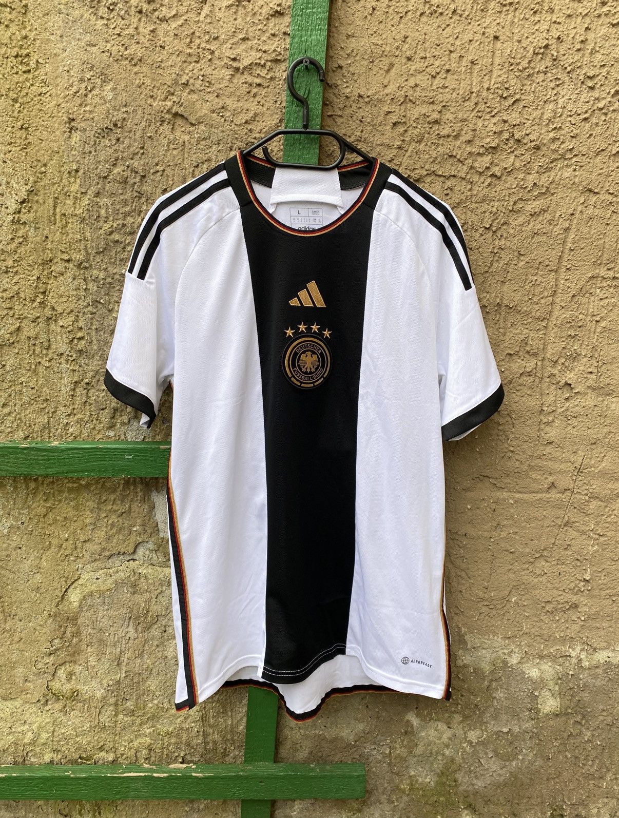 Adidas Germany 2022 2023 Football Shirt Soccer Jersey Spain France Size US L / EU 52-54 / 3 - 1 Thumbnail