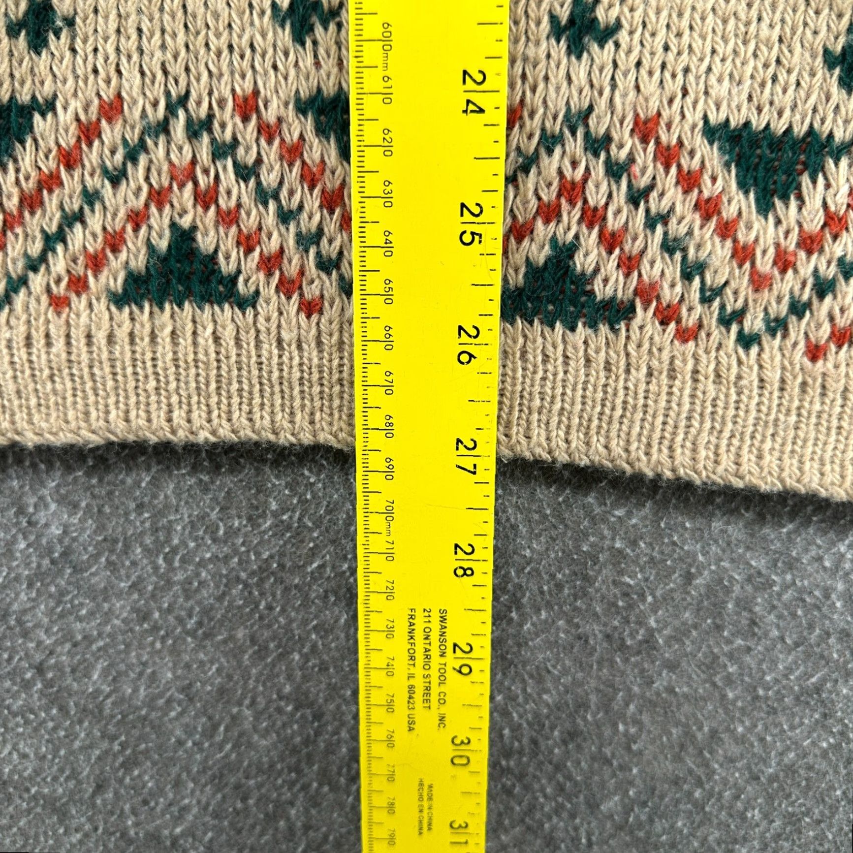 Vintage VINTAGE Christopher Michael Sweater Mens L Beige Fair Isle 80s 90s Knit Pullover Wool Acrylic Crew Neck Long Sleeve Regular Size US L / EU 52-54 / 3 - 7 Thumbnail