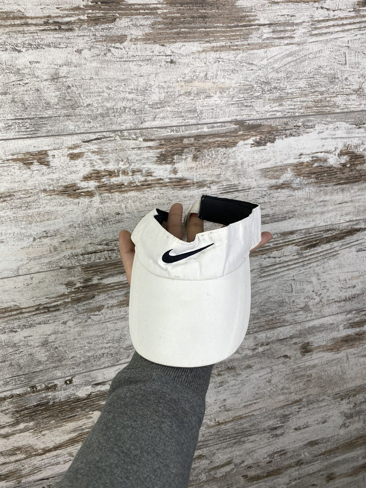 Nike × Vintage Unisex Vintage Nike visor hats cap hat y2k drill rare Size ONE SIZE - 2 Thumbnail