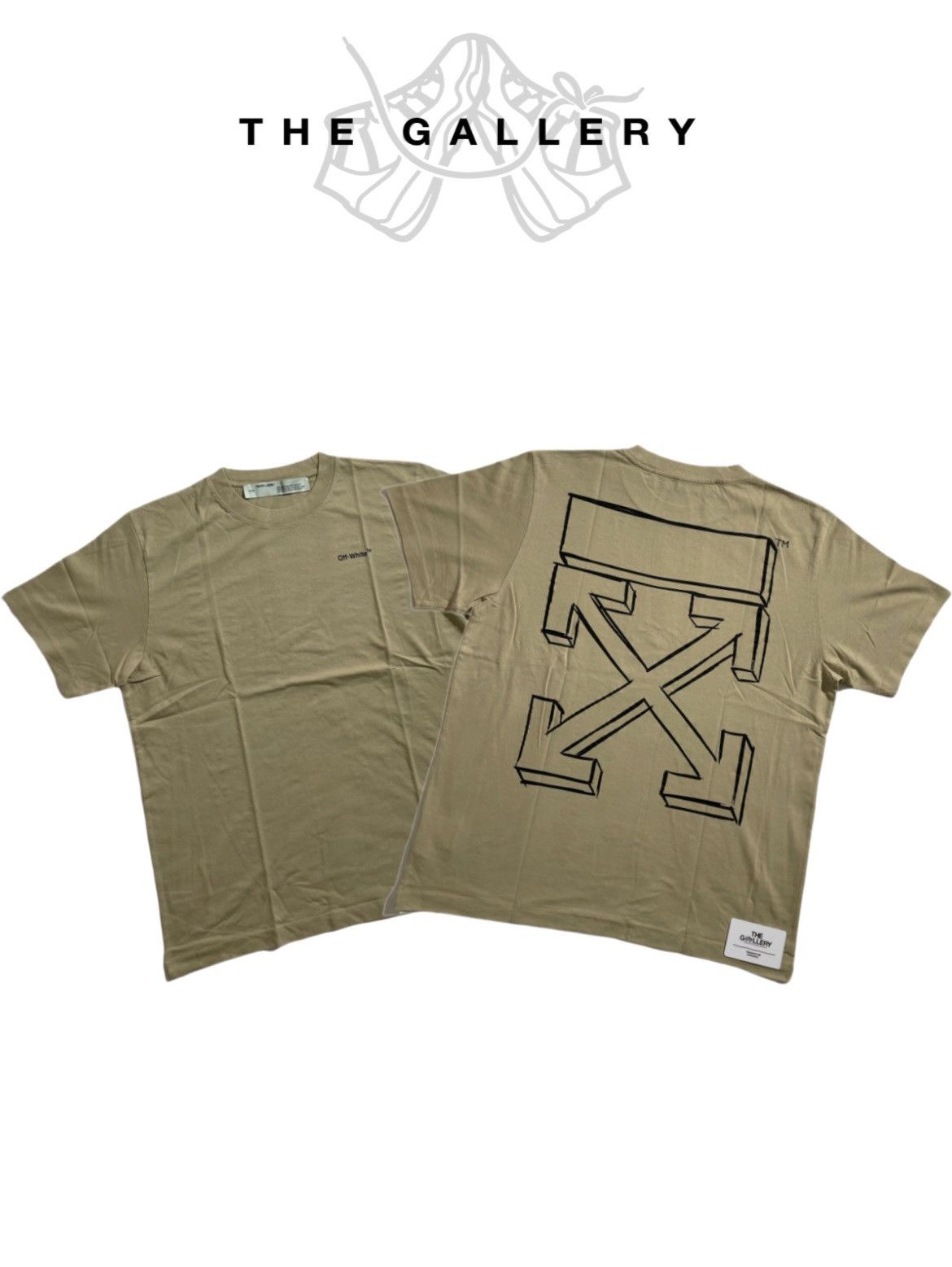 Off-White Off white outlined arrow tee Size US XL / EU 56 / 4 - 1 Thumbnail