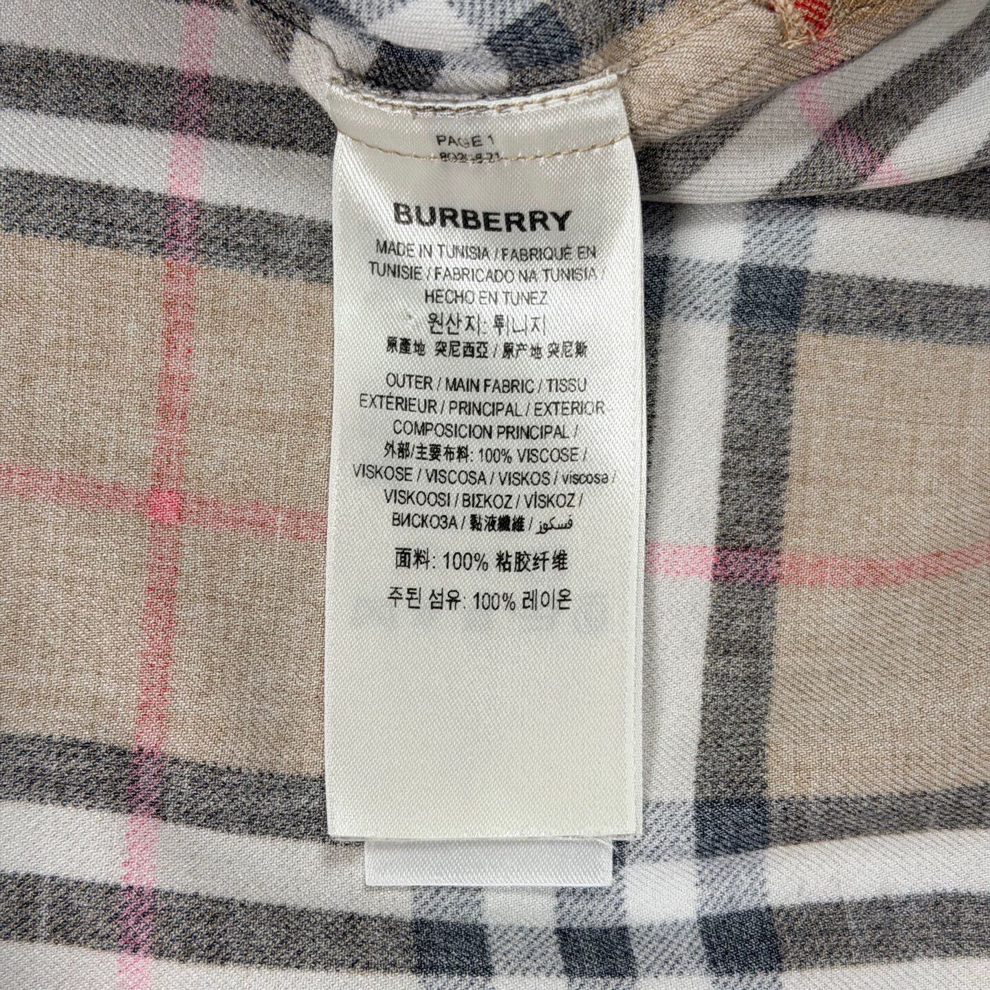 Burberry Burberry Stripe SS Shirt XL Size US XL / EU 56 / 4 - 4 Thumbnail