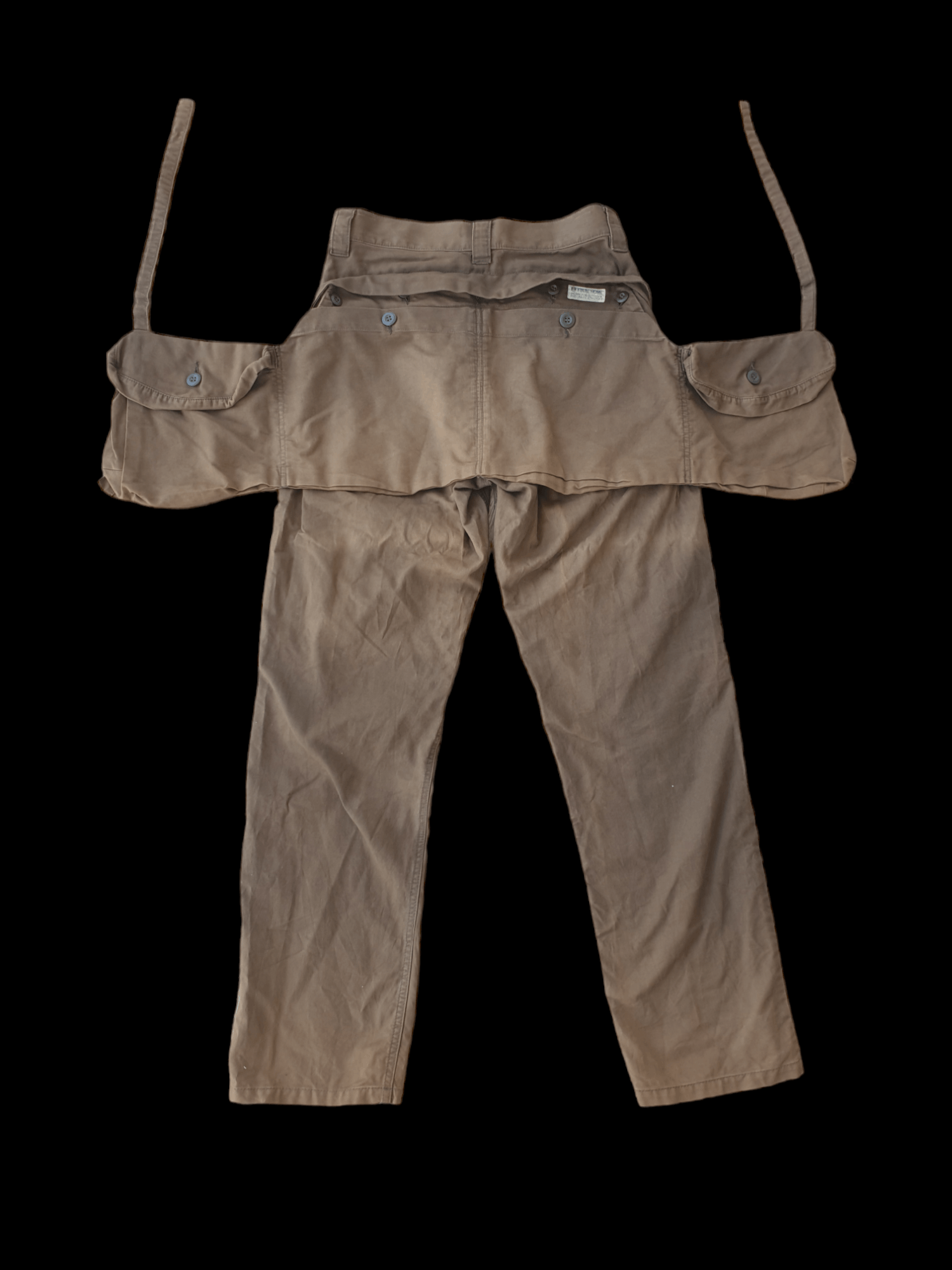 Final Home × Issey Miyake × Japanese Brand Vintage FINAL HOME Bondage Double Pocket Pants Size US 31 - 4 Thumbnail