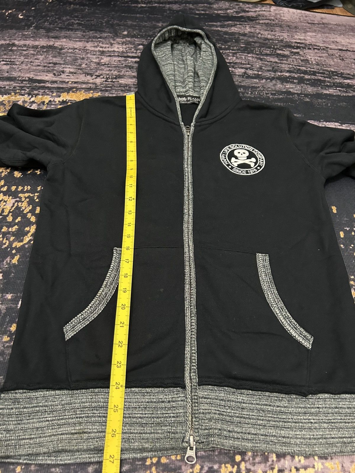 Beams Plus Beams Heart Skull Zip Hoodie Size US M / EU 48-50 / 2 - 15 Thumbnail