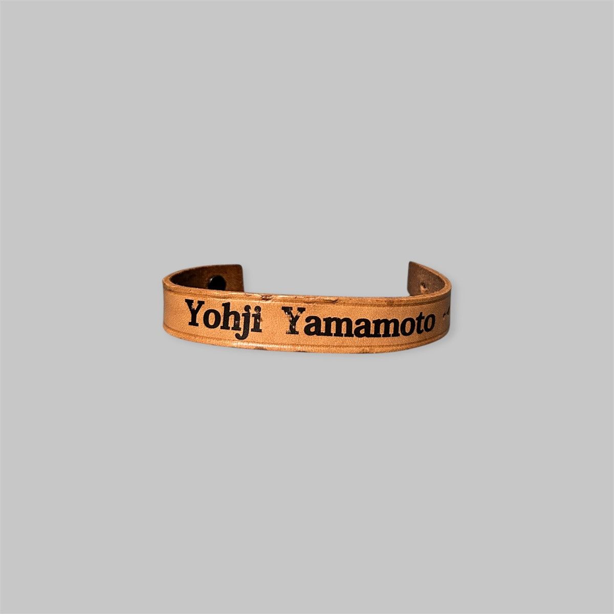 Yohji Yamamoto Leather Bracelet Size ONE SIZE - 2 Thumbnail