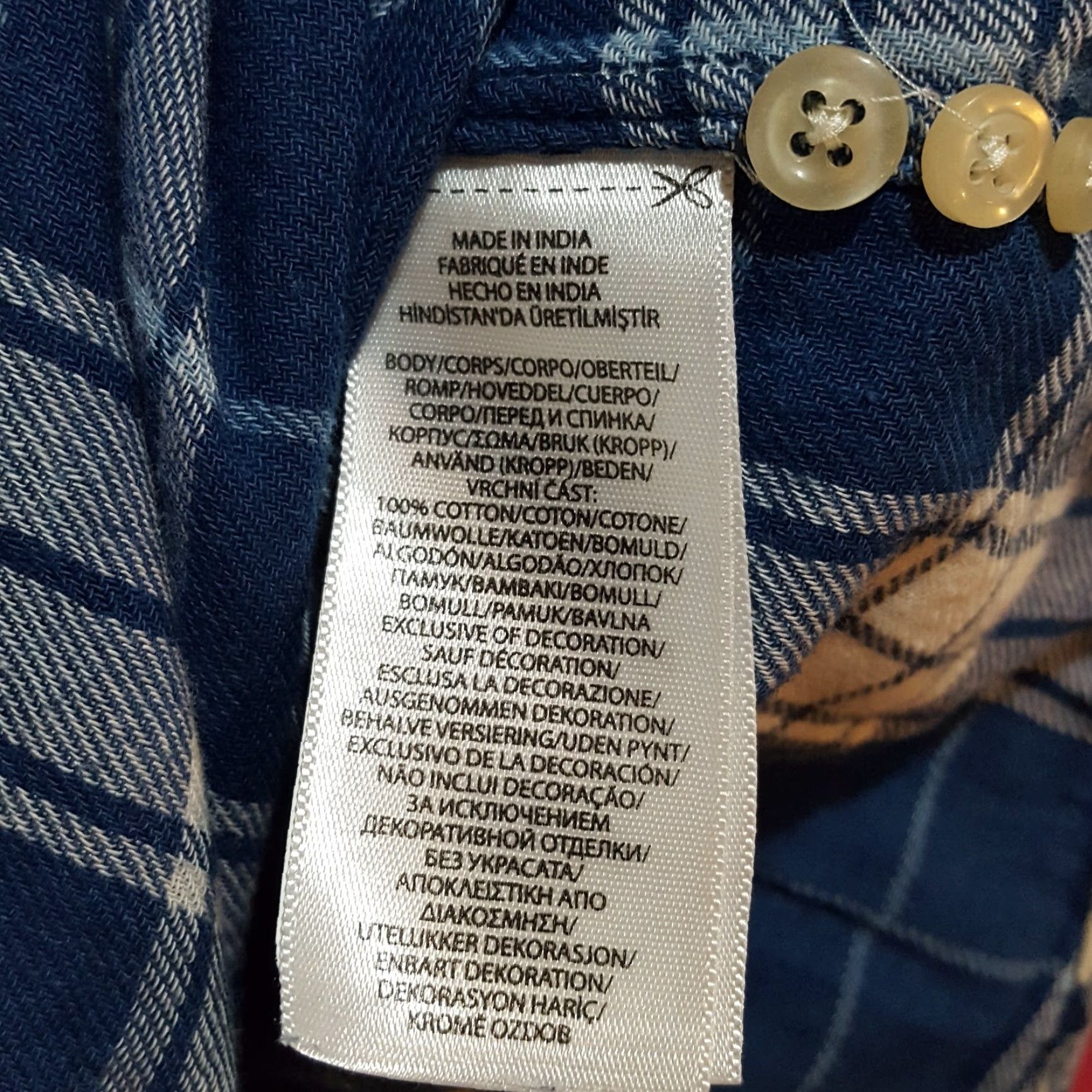 Ralph Lauren VINTAGE Ralph Lauren Button-Up Shirt Plaid Flannel Gingham Mens 2XL Blue Cotton 90s Preppy Collar Shirt Mens Size US XXL / EU 58 / 5 - 7 Thumbnail