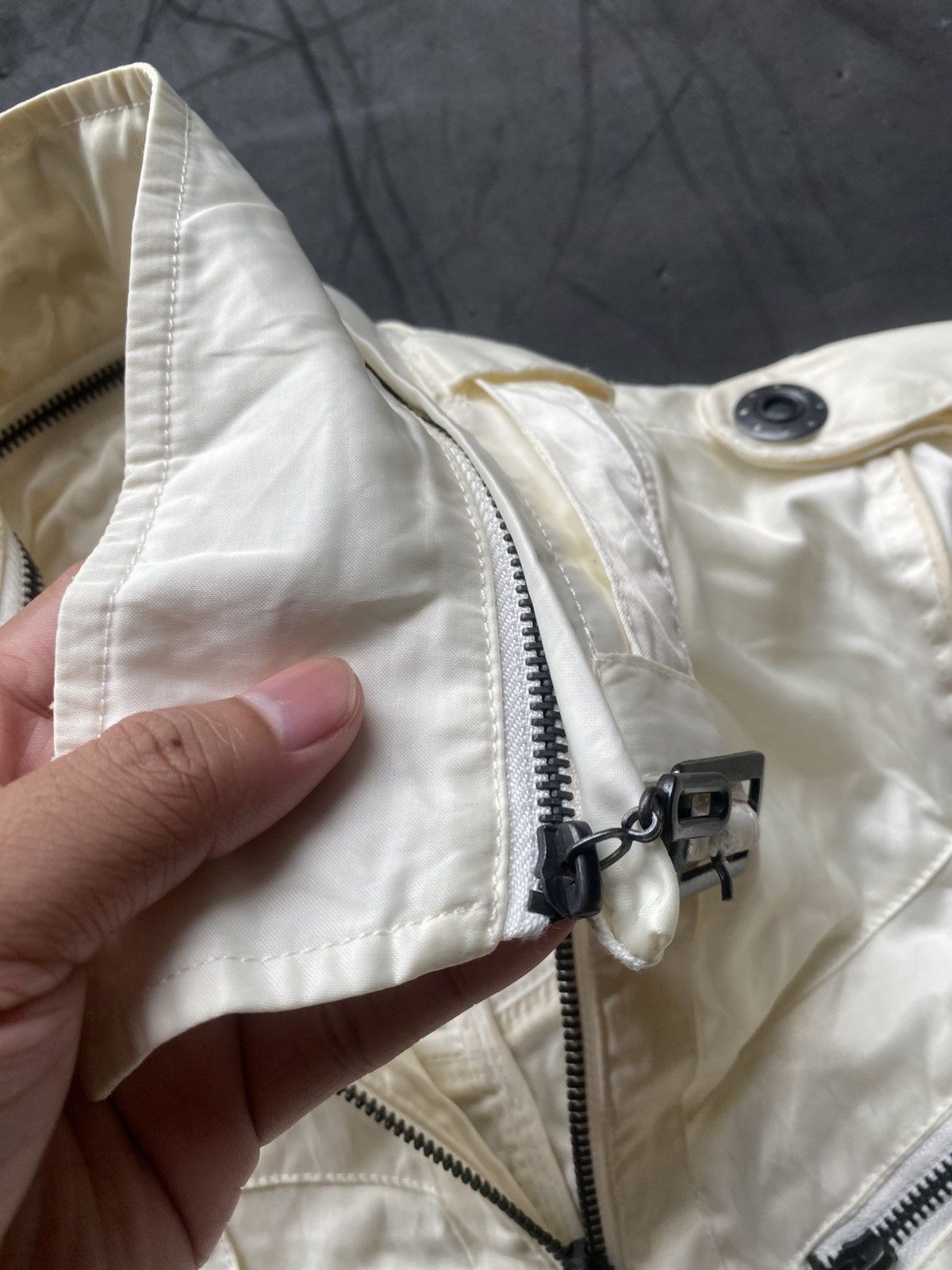 If Six Was Nine × Japanese Brand × Le Grande Bleu (L.G.B.) Pointchary japanese white biker jacket ifsix kmrii Size US M / EU 48-50 / 2 - 7 Thumbnail