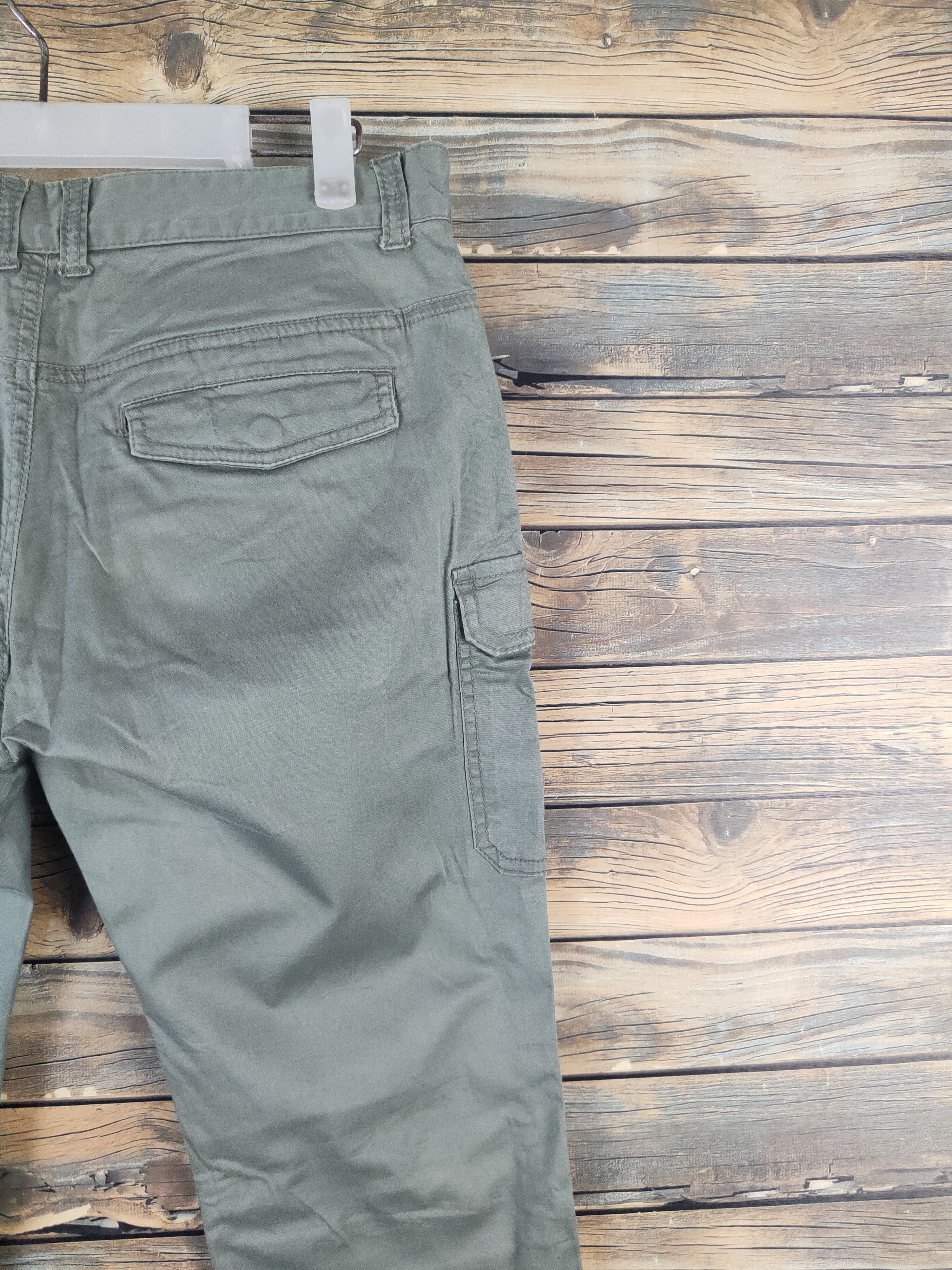 LOWRYS FARM DL Lepsim-Lowrys Farm Green Multipocket Cargo Pants #751 Size US 31 - 10 Thumbnail