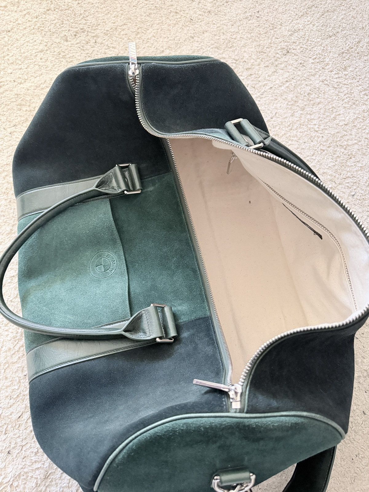 BMW × Kith KITH x BMW RARE SUEDE TRAVEL DUFFLE Size ONE SIZE - 7 Thumbnail