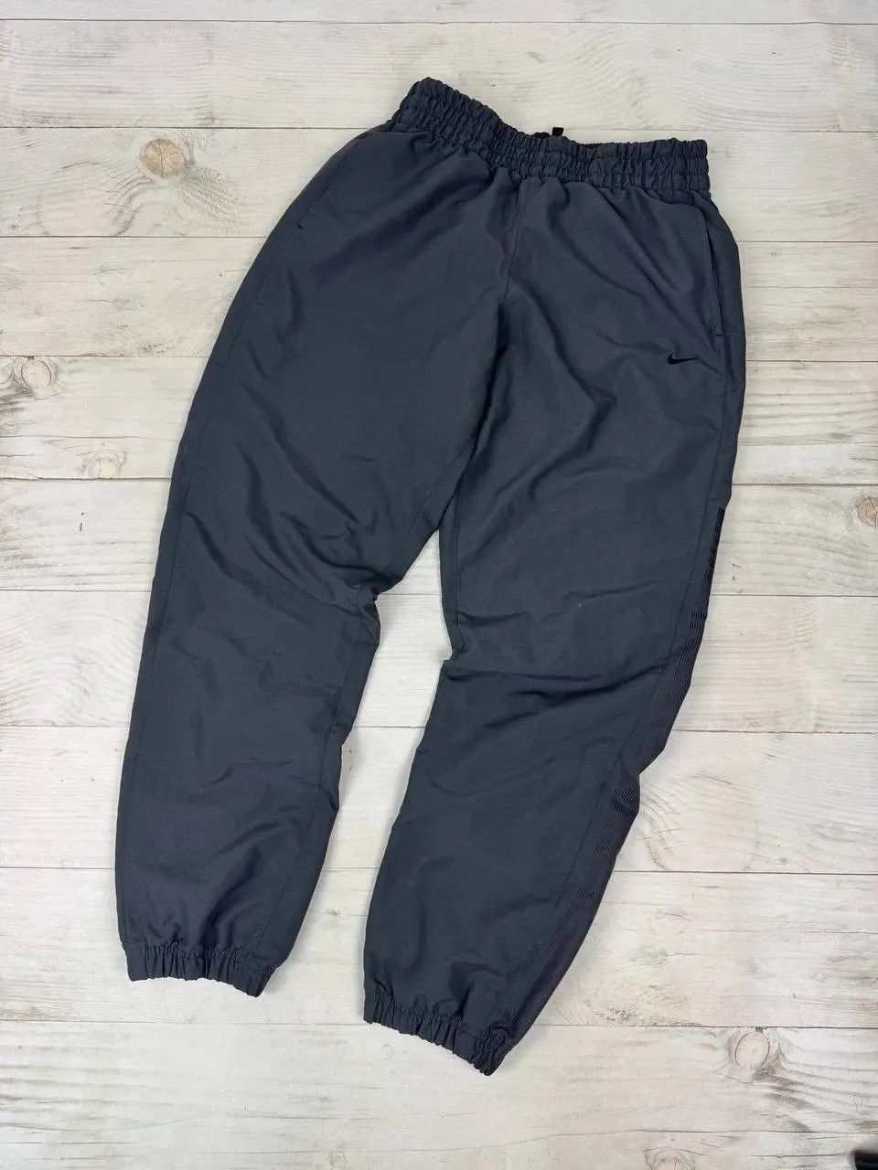 Nike Vintage Nike Track Pants 00s Nylon Y2K Swoosh Striped Size US 34 / EU 50 - 1 Thumbnail